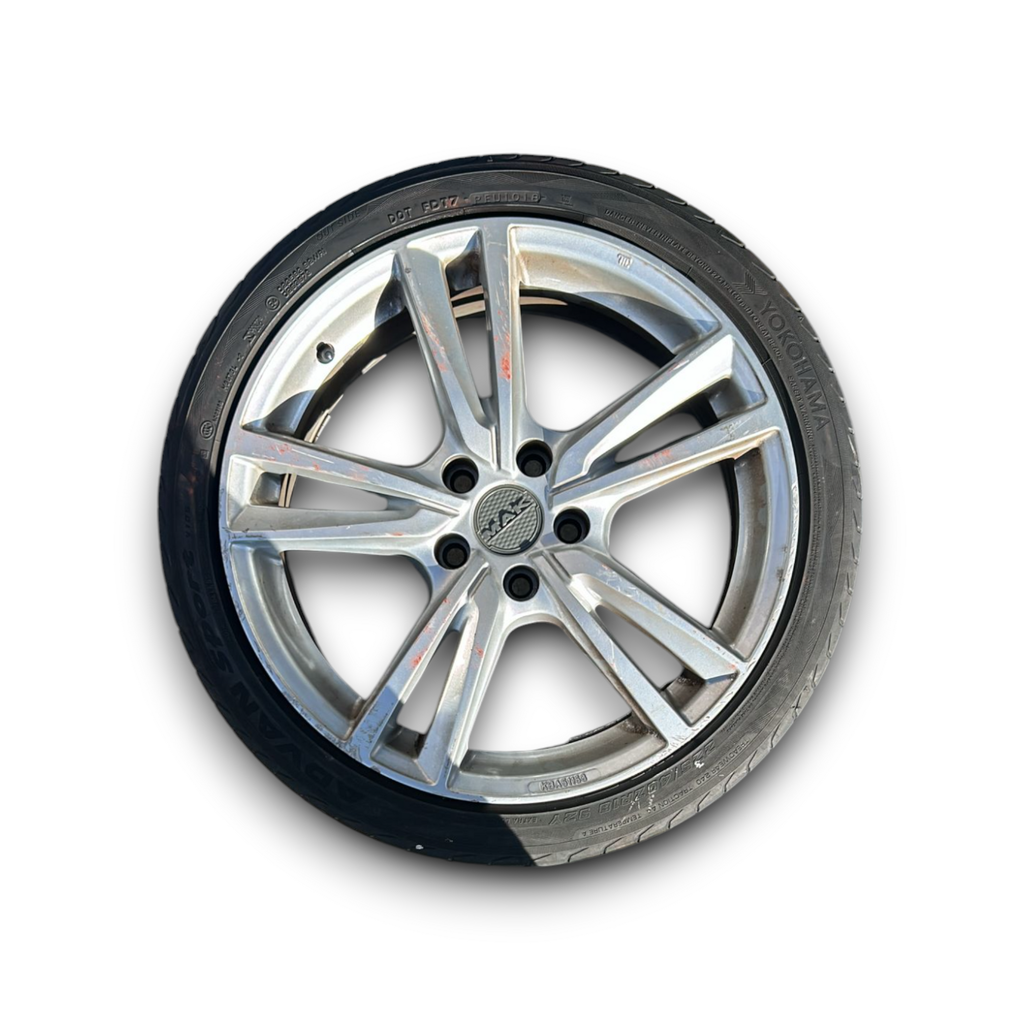 Set 4 lichtmetalen wielen (mak icon) Maserati Levante (5 holes /225/40 R18) (2016> 2024)