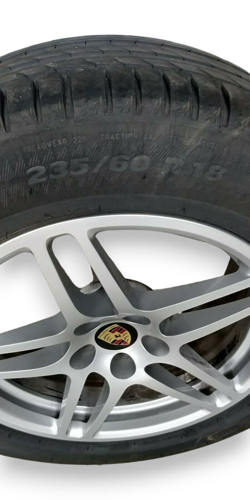 4 Cerchi Porsche Macan Originali 8Jx18 ET21 95b601025 a + Michelin 235/60 R18 - F&P CRASH SRLS - Ricambi Usati