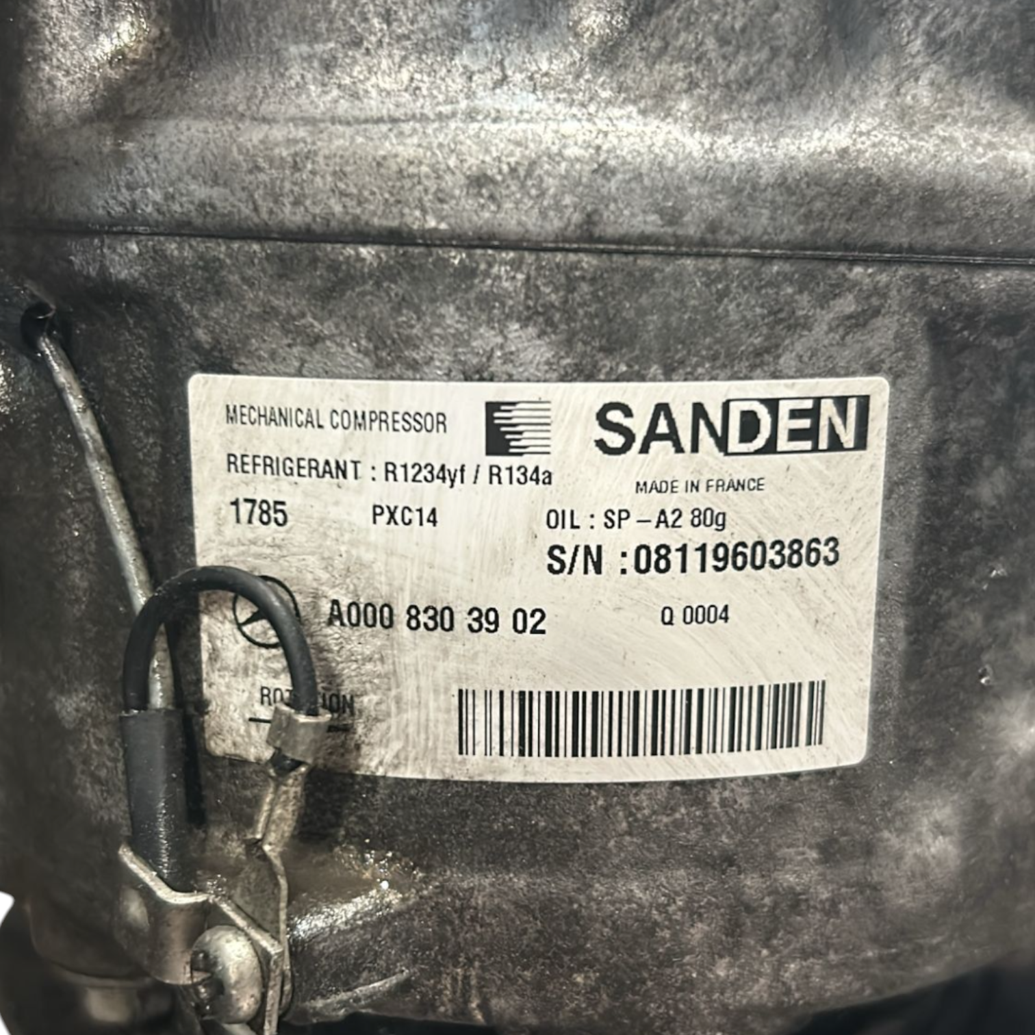 Mercedes Benz GLC 2.2 Diesel Cod: A0008303902 (2015> 2022) Airconditioning compressor