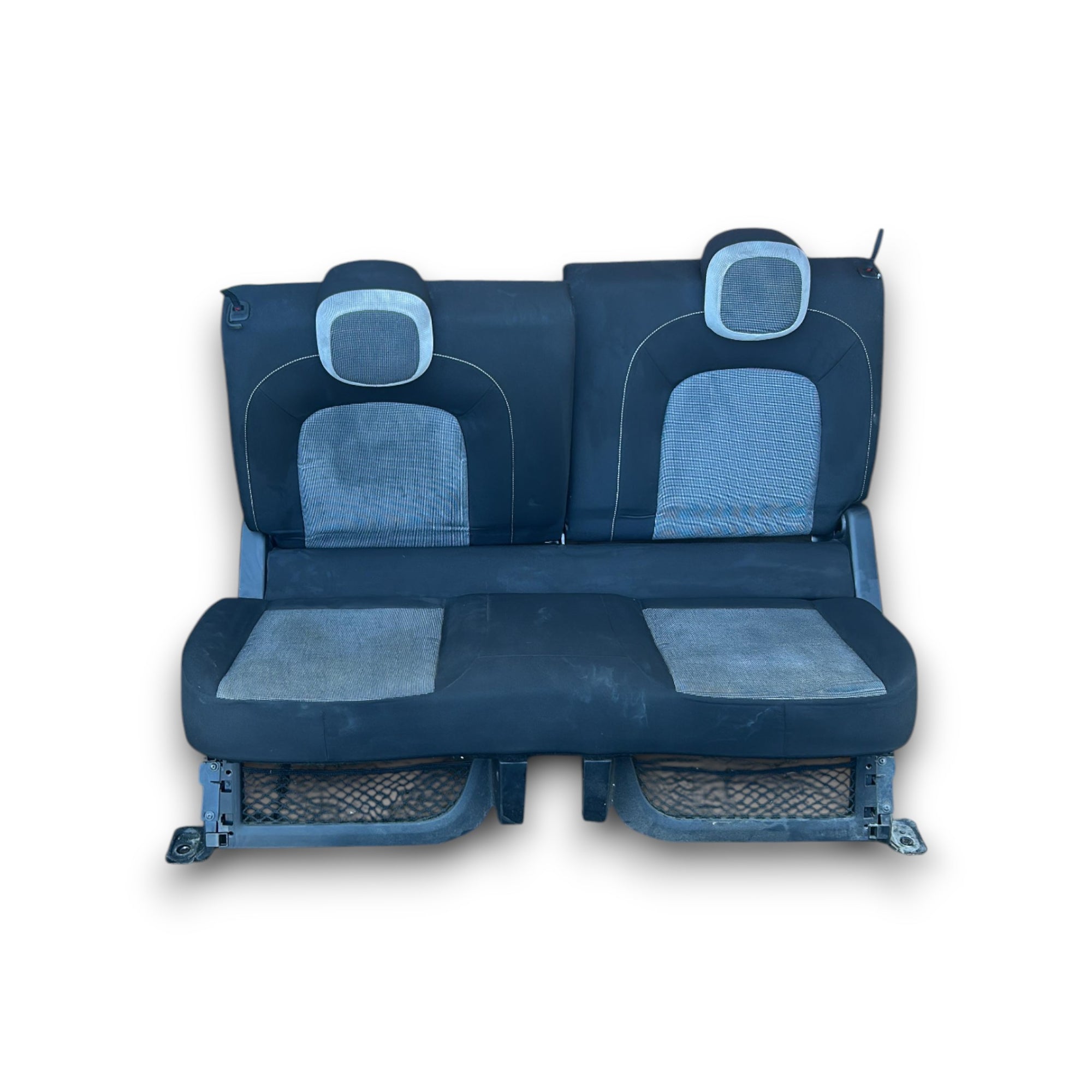 Spraak / stoelen in zwarte en grijze Renault Twingo III Fabric (2014> 2024)