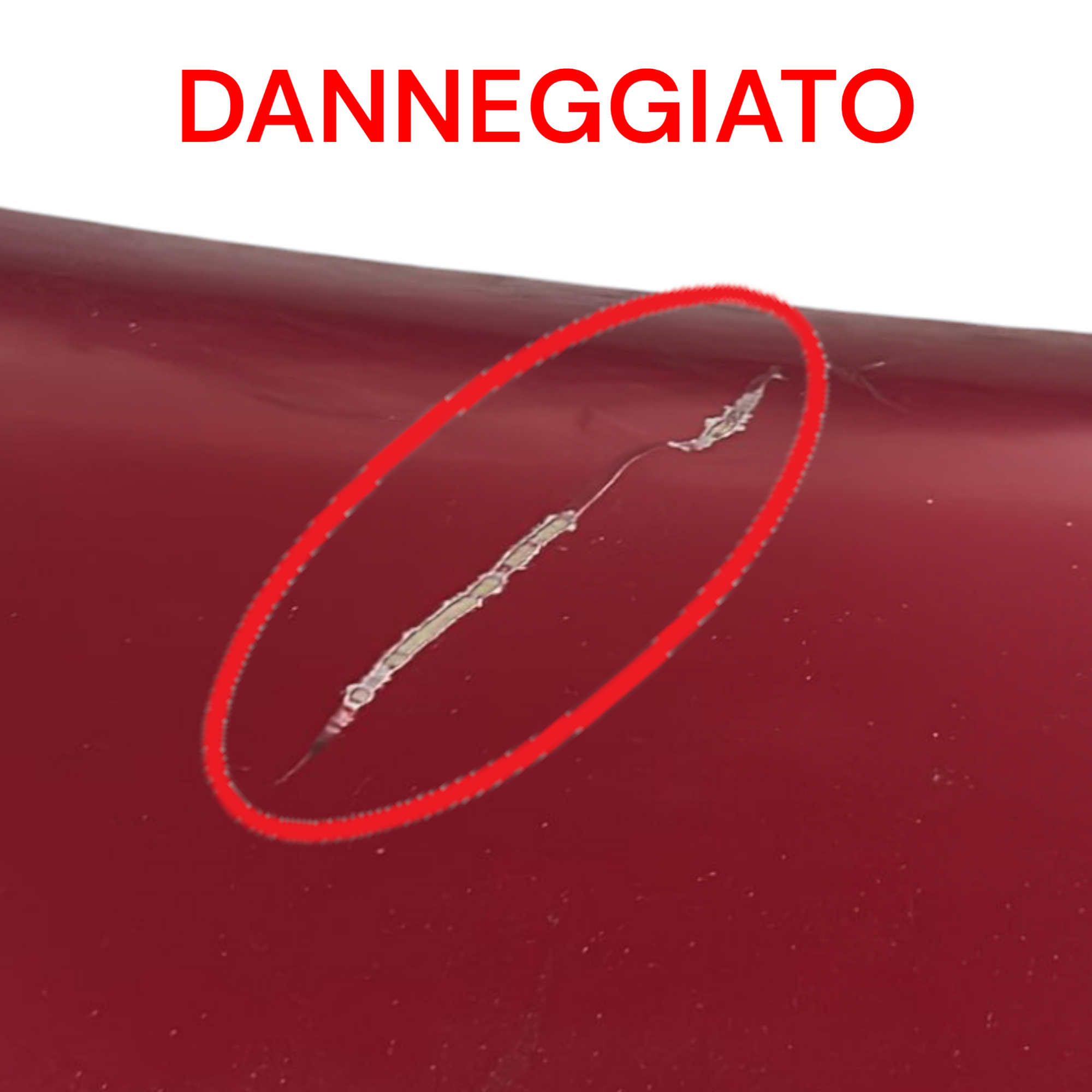 Rechter front Mudguard Fiat Grande Punto (2005> 2012) Rood