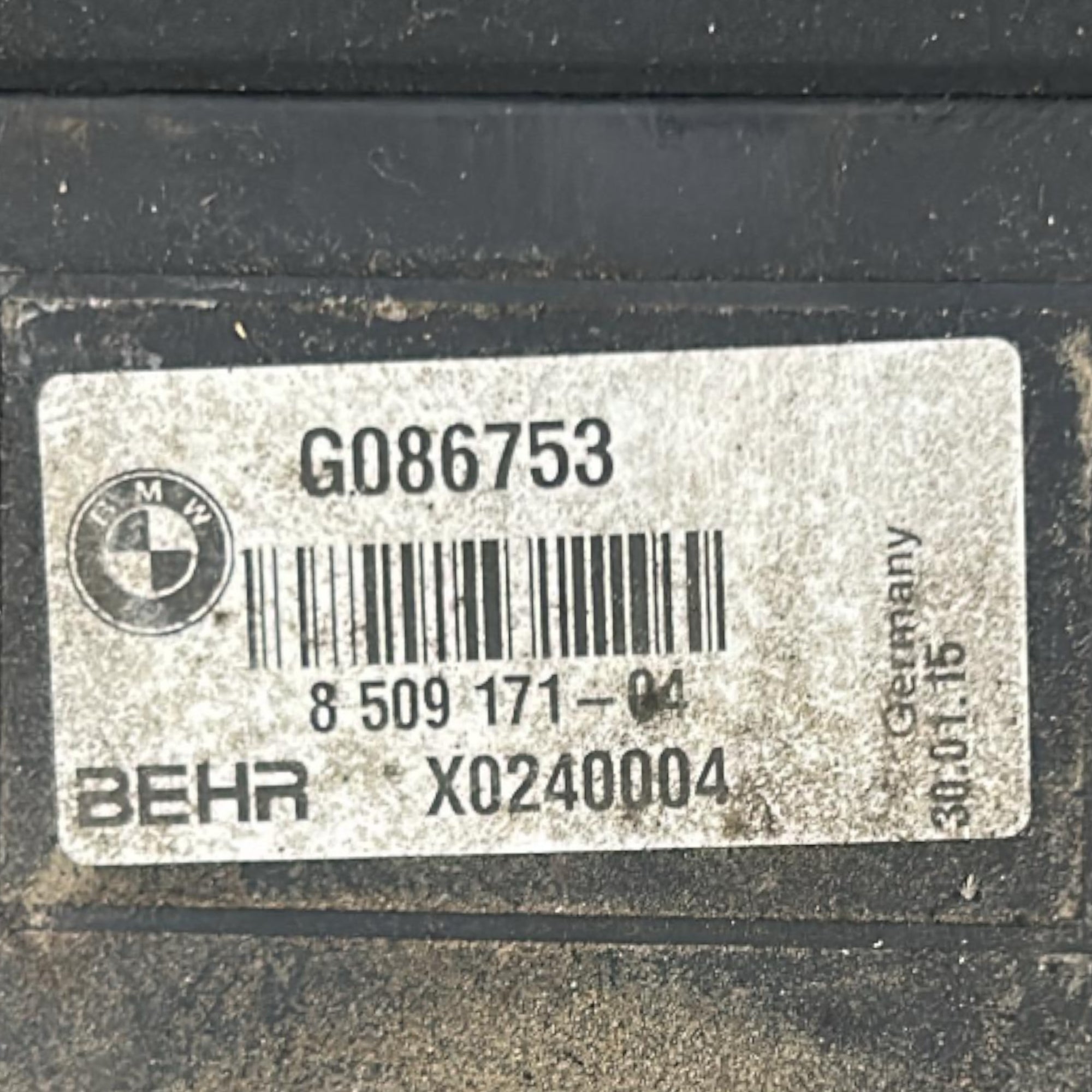 BMW 5 -serie radiatoren (F10) kabeljauw. 8509171-04 2.0 Diesel (2010> 2017)
