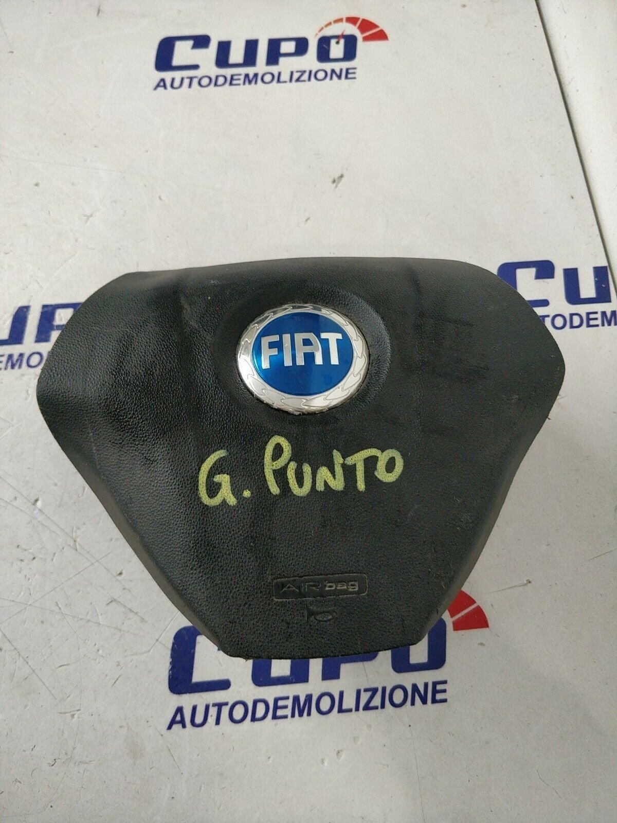 Airbag Volante Fiat Grande Punto Logo Blu Pa70043040 - F&amp;P CRASH SRLS - Ricambi Usati