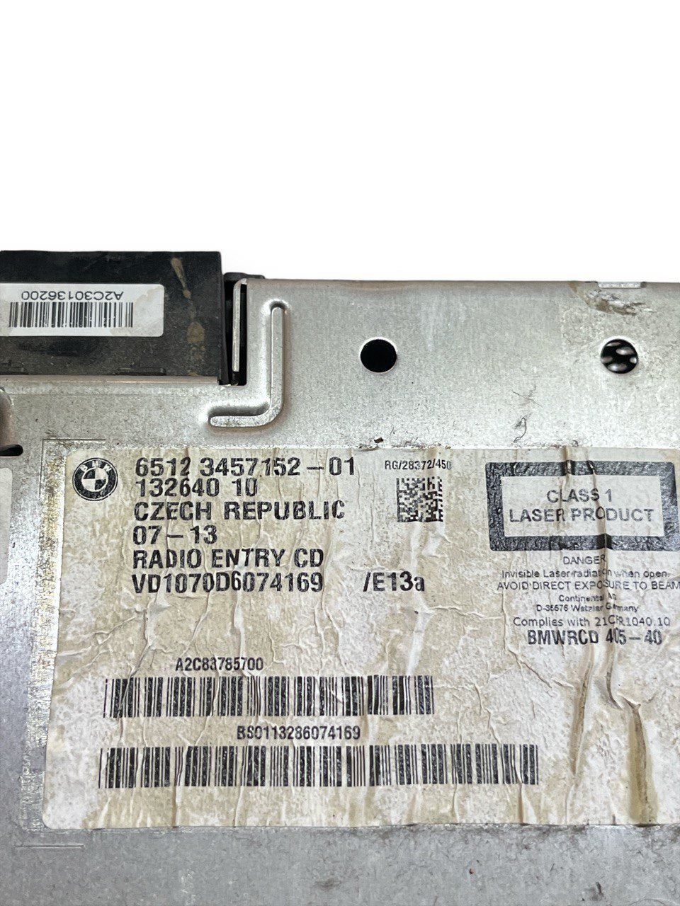 Autoradio / Stereo / Lettore CD Mini One (2007 - 2013) cod.345715201 - F&P CRASH SRLS - Ricambi Usati