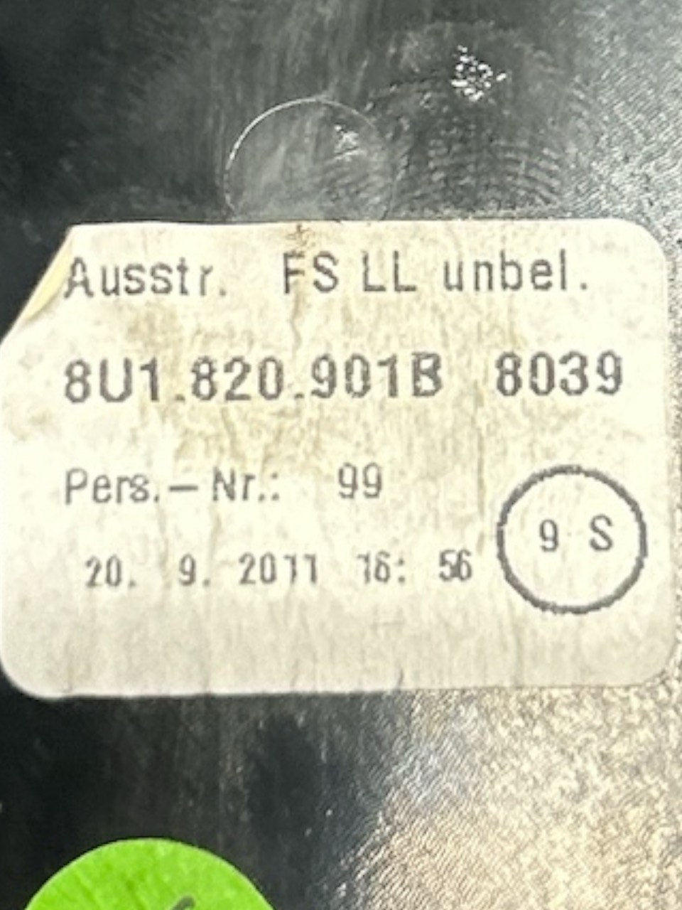Bocchetta Aria Sinistra Audi Q5 (8U) (2011 > 2018) cod.8U1820901B - F&P CRASH SRLS - Ricambi Usati
