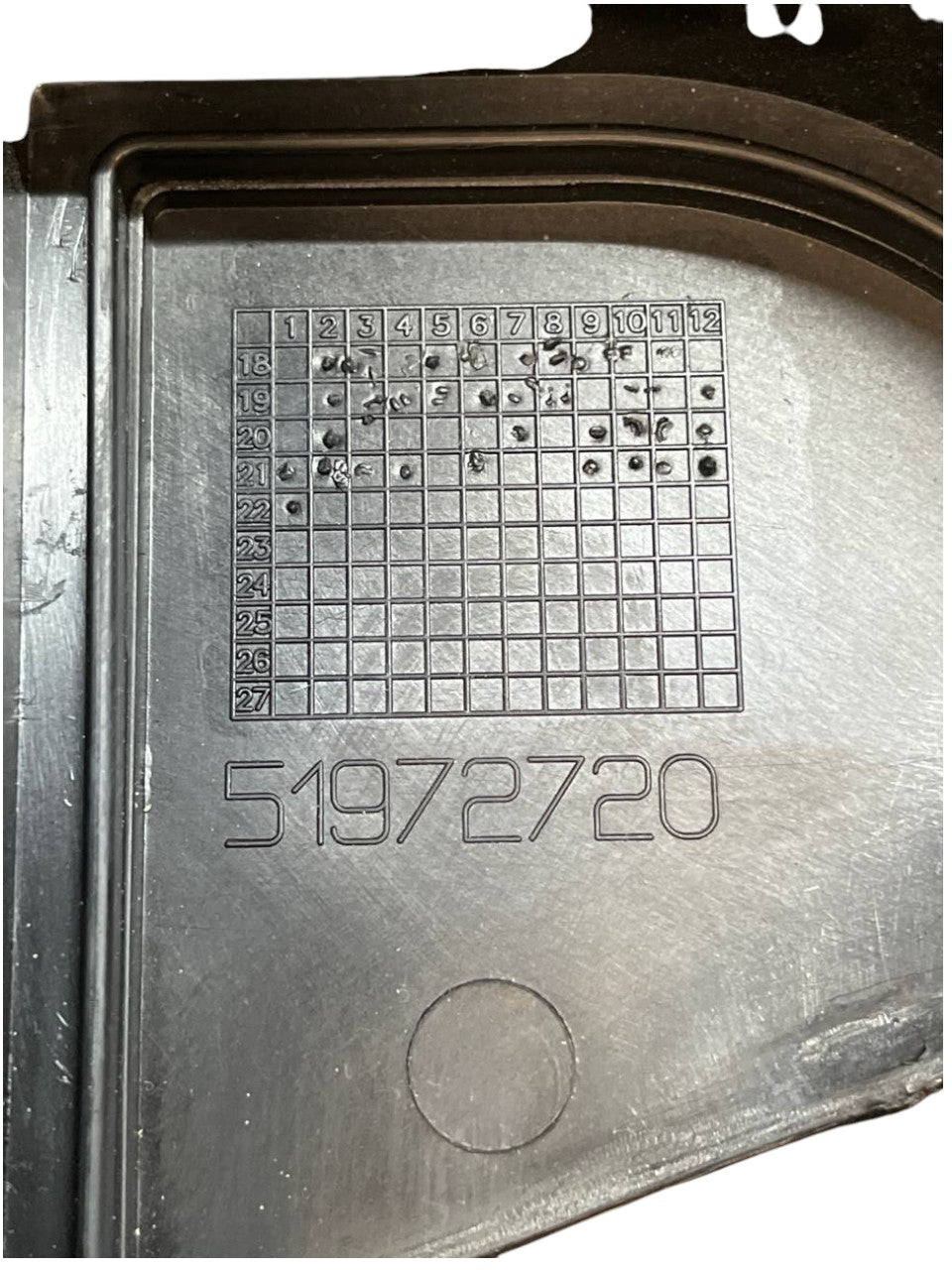Carter copri motore / Scatola filtro aria / Box filtro Fiat 500 Abarth 1.4 benzina cod.51972720 (2008 - >) - F&P CRASH SRLS - Ricambi Usati