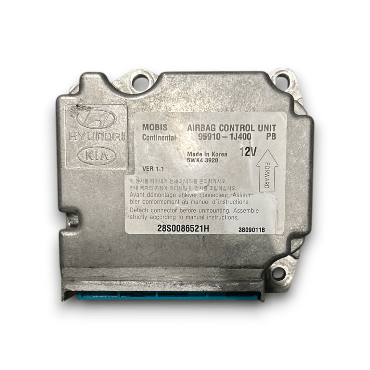 Centralina Airbag Hyundai i20 cod:95910 - 1J400 (2008 &gt; 2014) - F&amp;P CRASH SRLS - Ricambi Usati