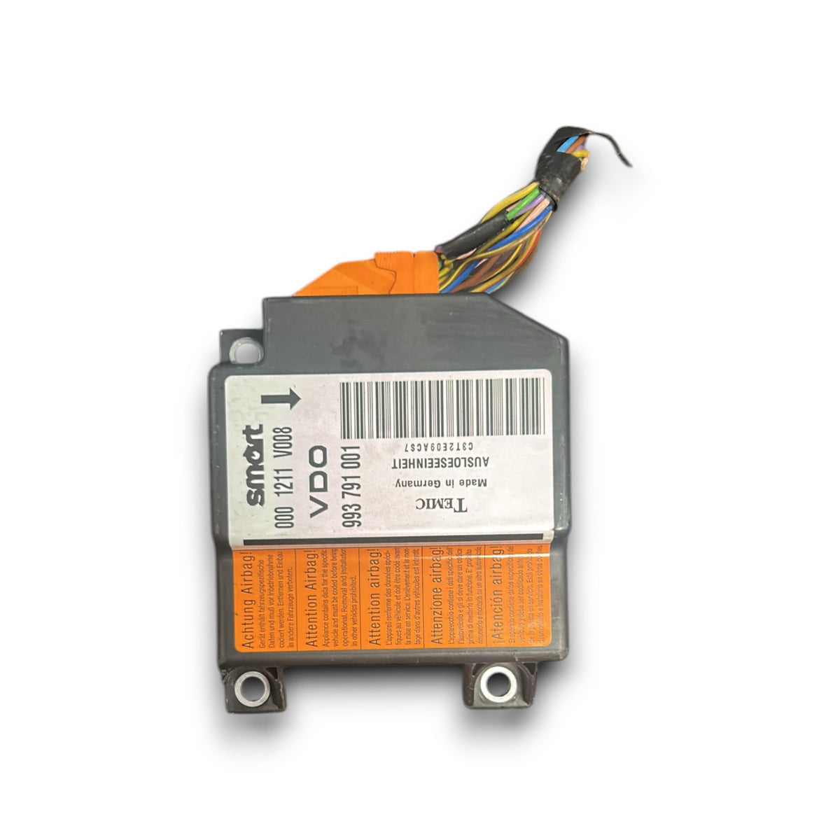 Centralina Airbag Smart Fortwo (W450) (1998 &gt; 2007) cod.0001211V008 - F&amp;P CRASH SRLS - Ricambi Usati