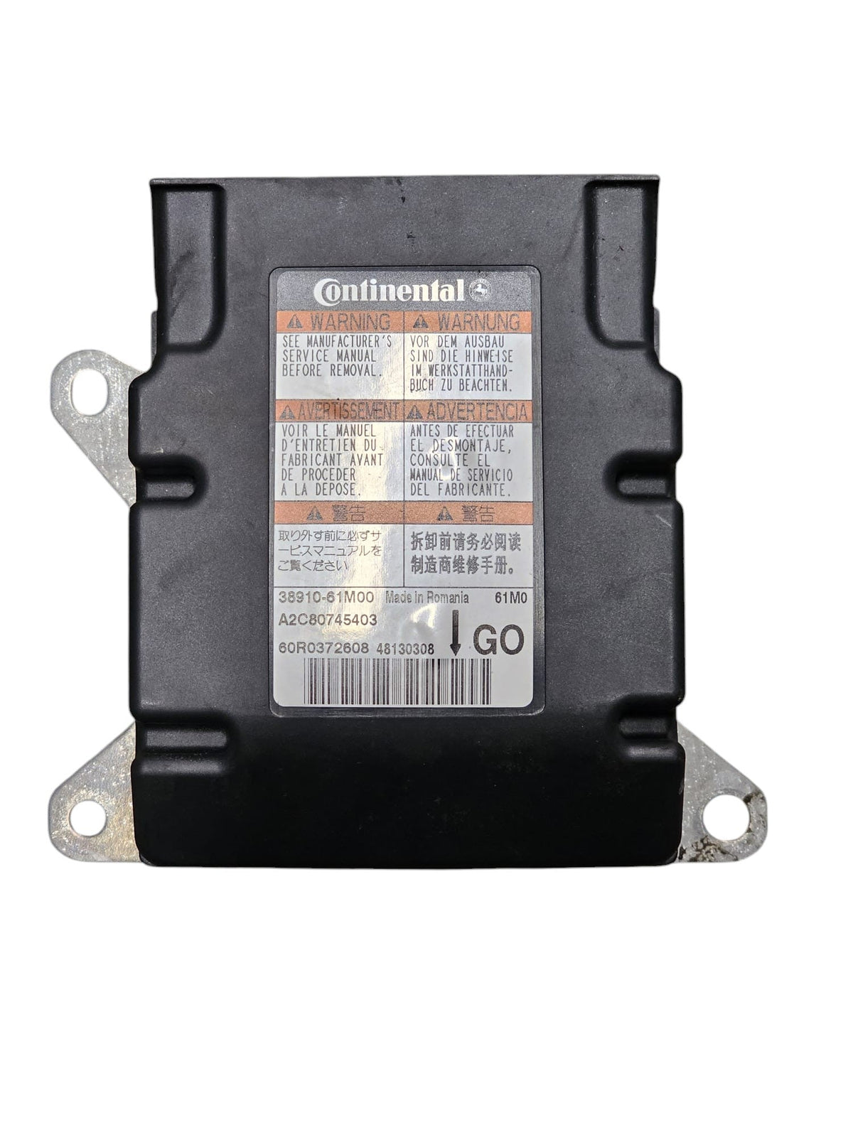 Centralina Airbag Suzuki S - Cross Cod:3891061M00 (2013 - 2022) - F&amp;P CRASH SRLS - Ricambi Usati