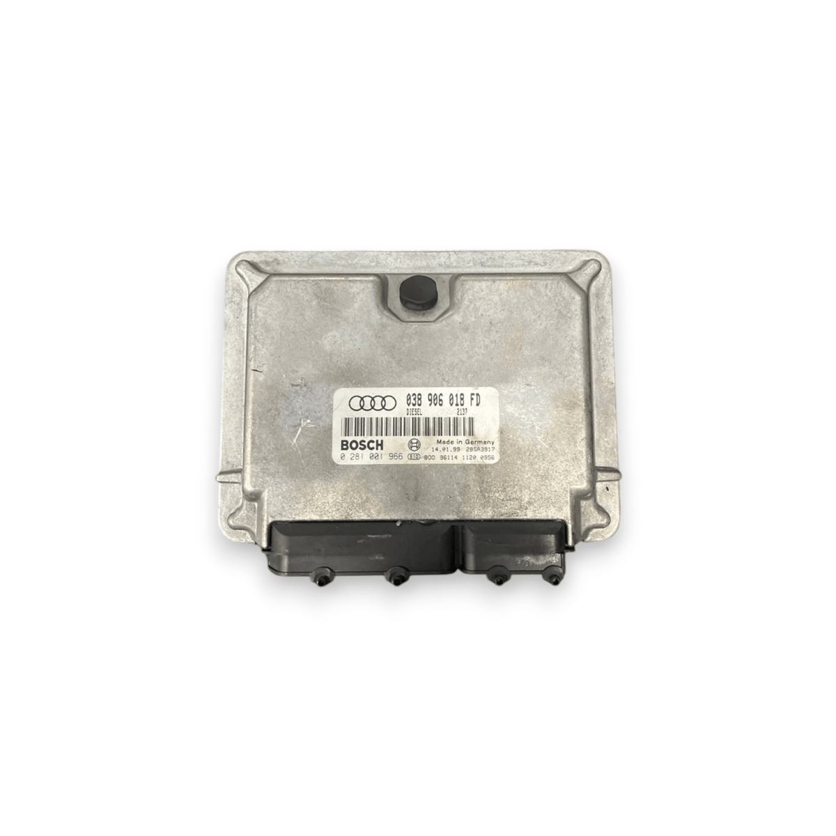 Centralina Ecu Motore Audi A4 B5 1.9 Diesel (1994 al 2001) cod: 038906018FD / cod: 0281001966 - F&amp;P CRASH SRLS - Ricambi Usati
