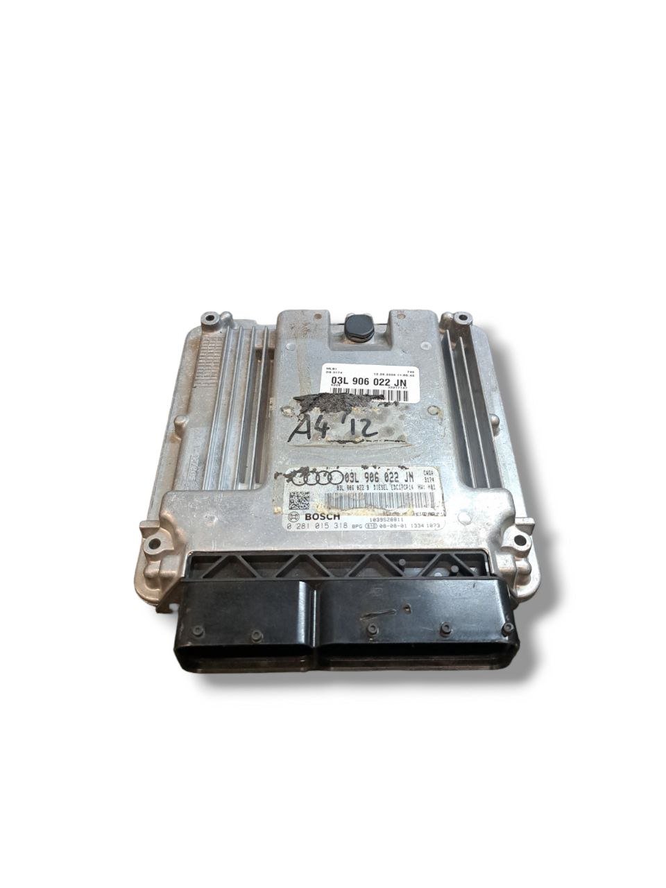 Centralina Ecu motore Audi A4 B8 2.0 TDI (2007-2015) COD:03L906022JN - F&amp;P CRASH SRLS - Ricambi Usati