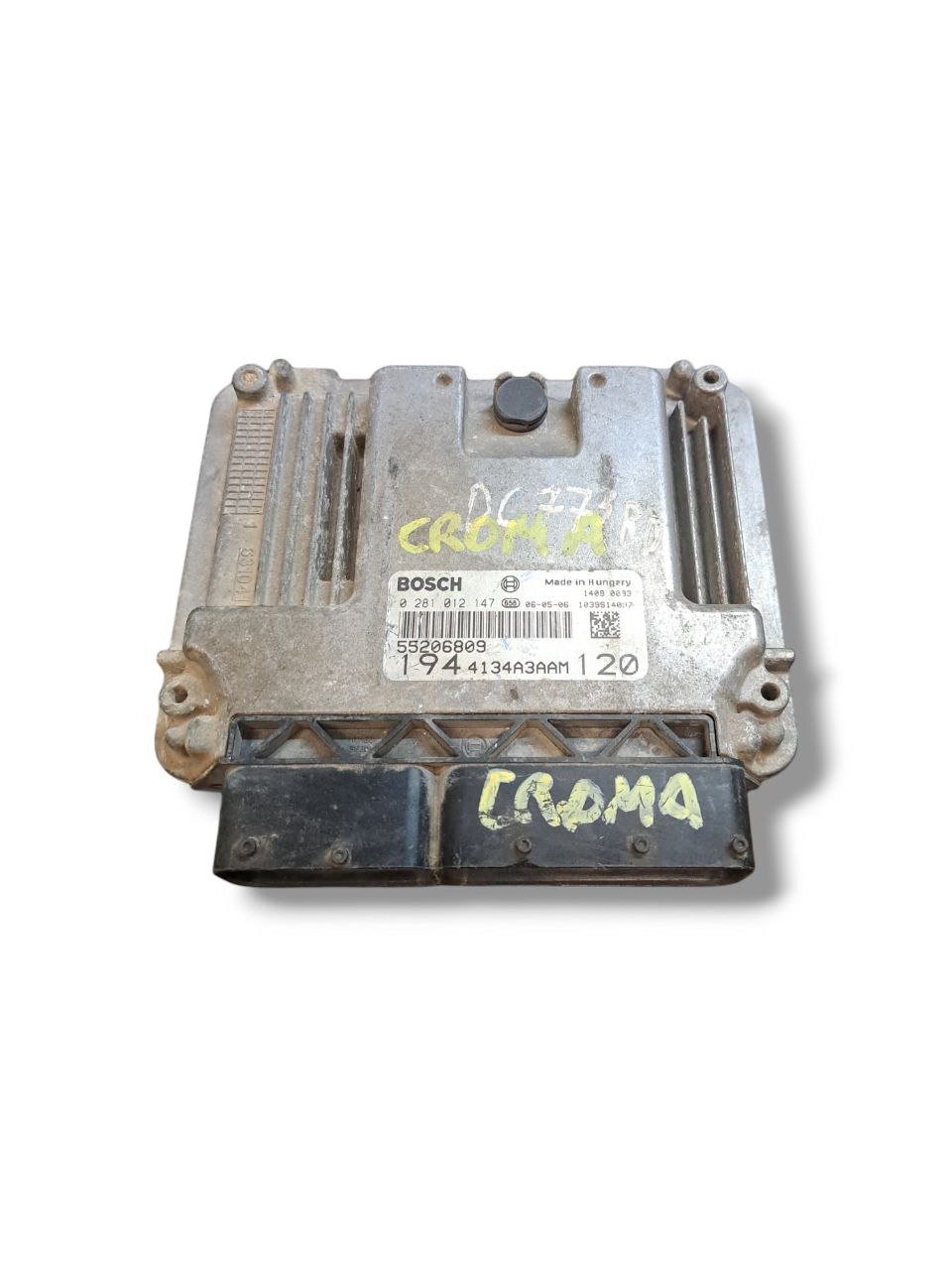 Centralina Ecu Motore Fiat Croma 1.9 (2005-2010) COD:55206809-0281012147 - F&amp;P CRASH SRLS - Ricambi Usati