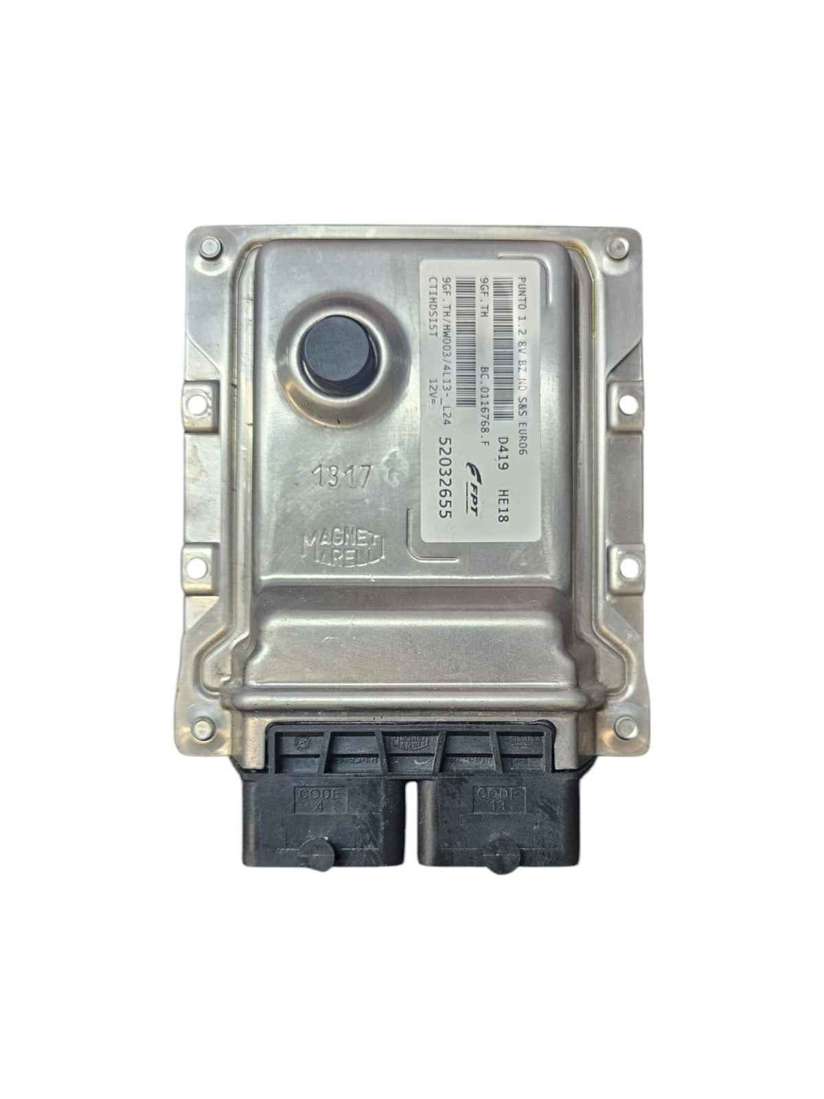 Centralina ECU Motore Fiat Punto 1.2 Benzina (2012 - 2018) Cod:52032655 - F&amp;P CRASH SRLS - Ricambi Usati