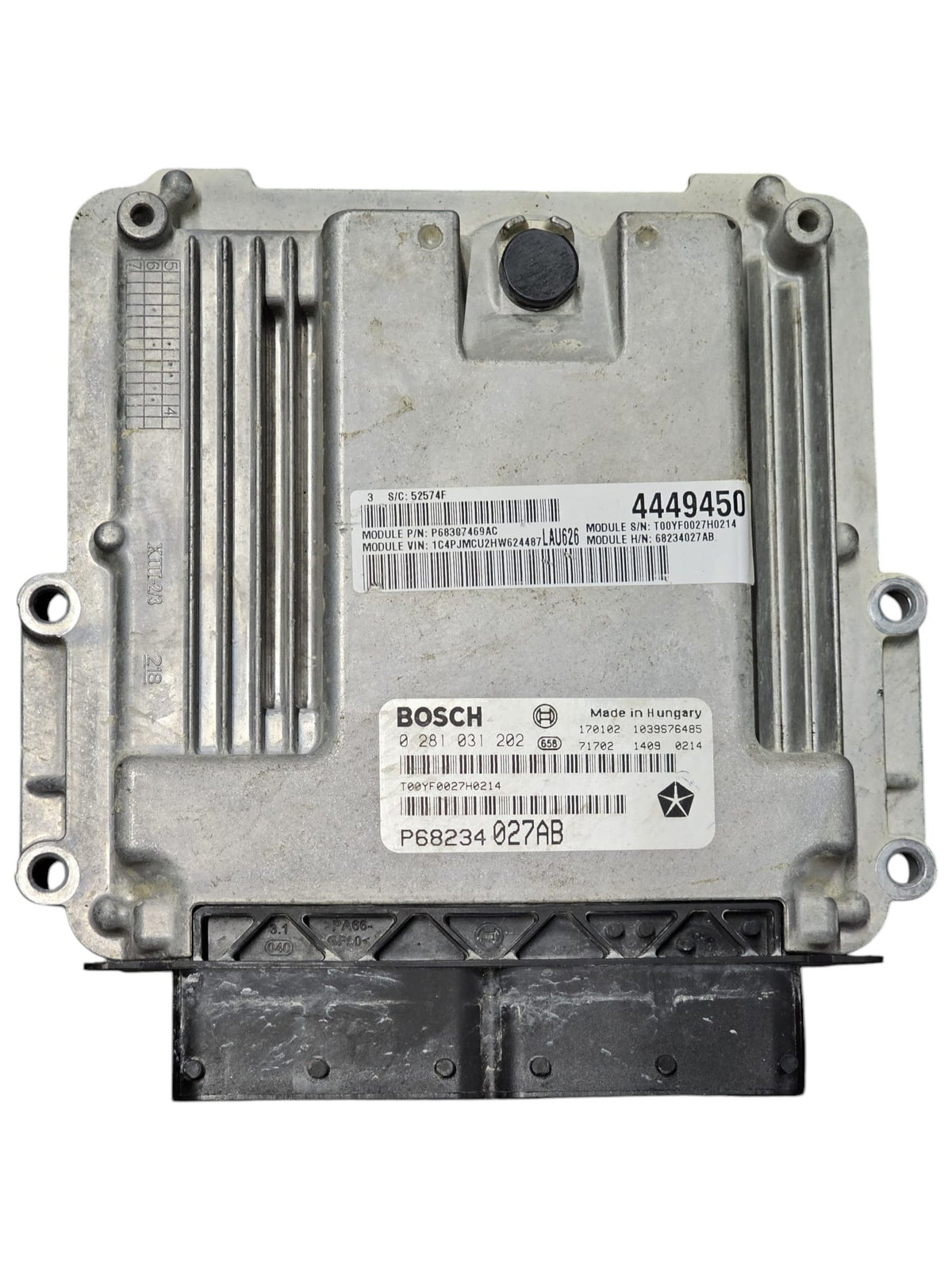 Centralina ECU Motore Jeep Cherokee KL 2.2 Diesel (2013 - 2023) Cod:P68234027AB - F&amp;P CRASH SRLS - Ricambi Usati