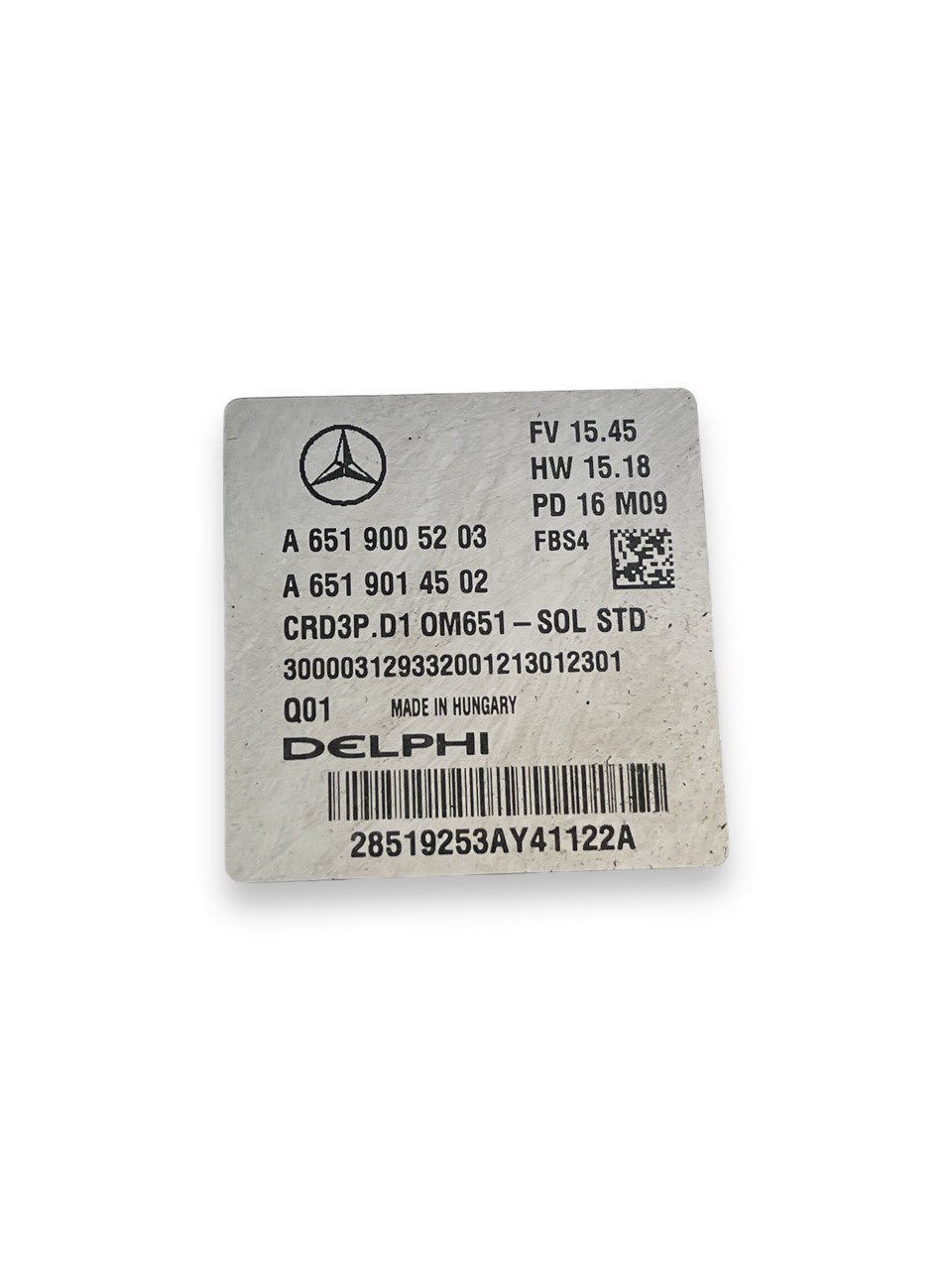 Centralina ECU Motore Mercedes - Benz Classe C W205 2.2 diesel cod.A6519005203 (2014 - 2021) - F&P CRASH SRLS - Ricambi Usati