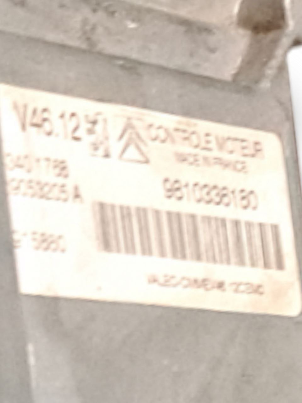 Centralina Ecu Motore Peugeot 208 / 2008 1.2 Benzina COD:9830510980 (2012 - 2019) - F&P CRASH SRLS - Ricambi Usati