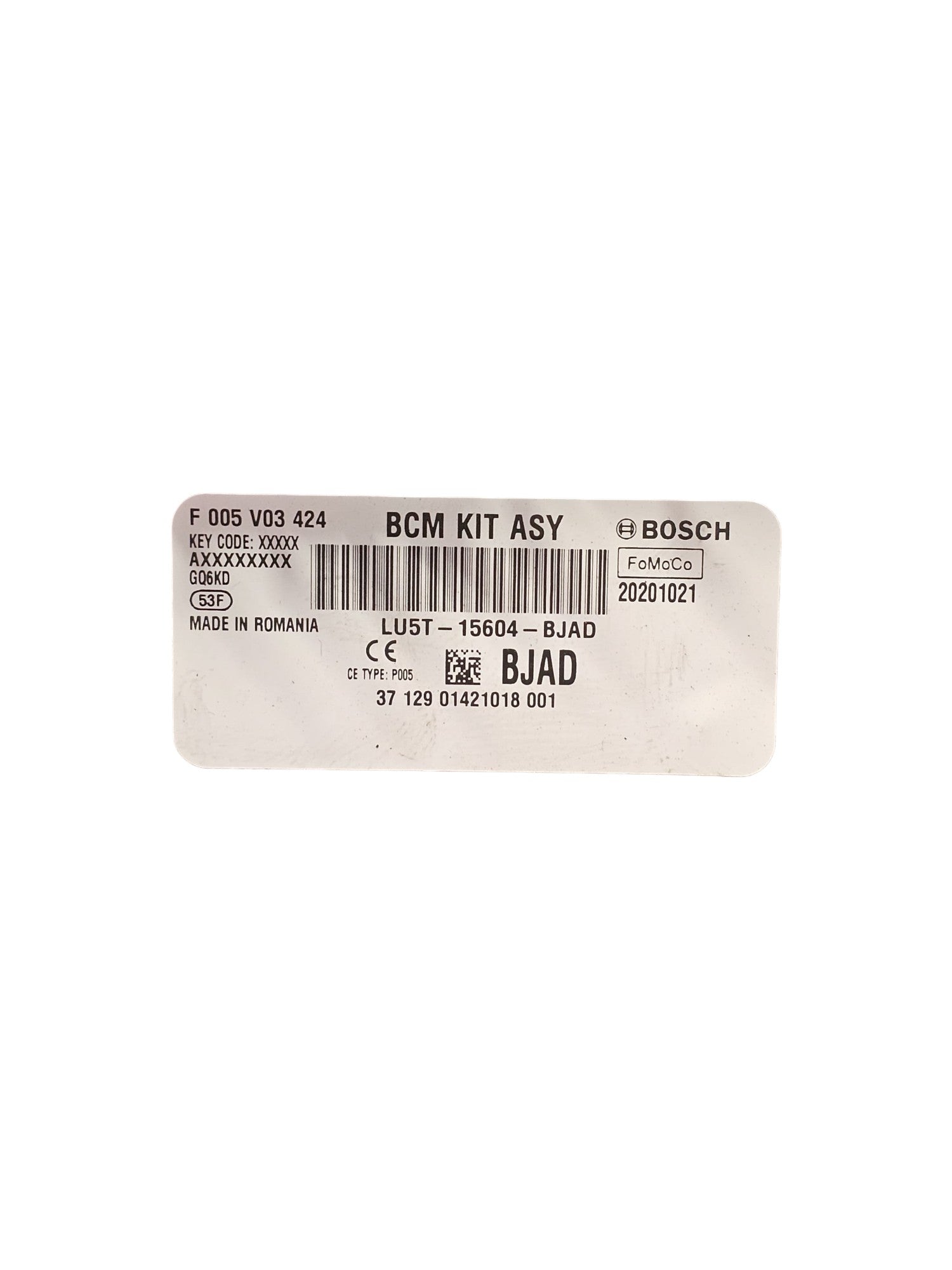 Centralina / Scatola Fusibili Ford Puma 1.0 Benzina Hybrid Cod:LU5T15604BJAD (2019 - >) - F&P CRASH SRLS - Ricambi Usati