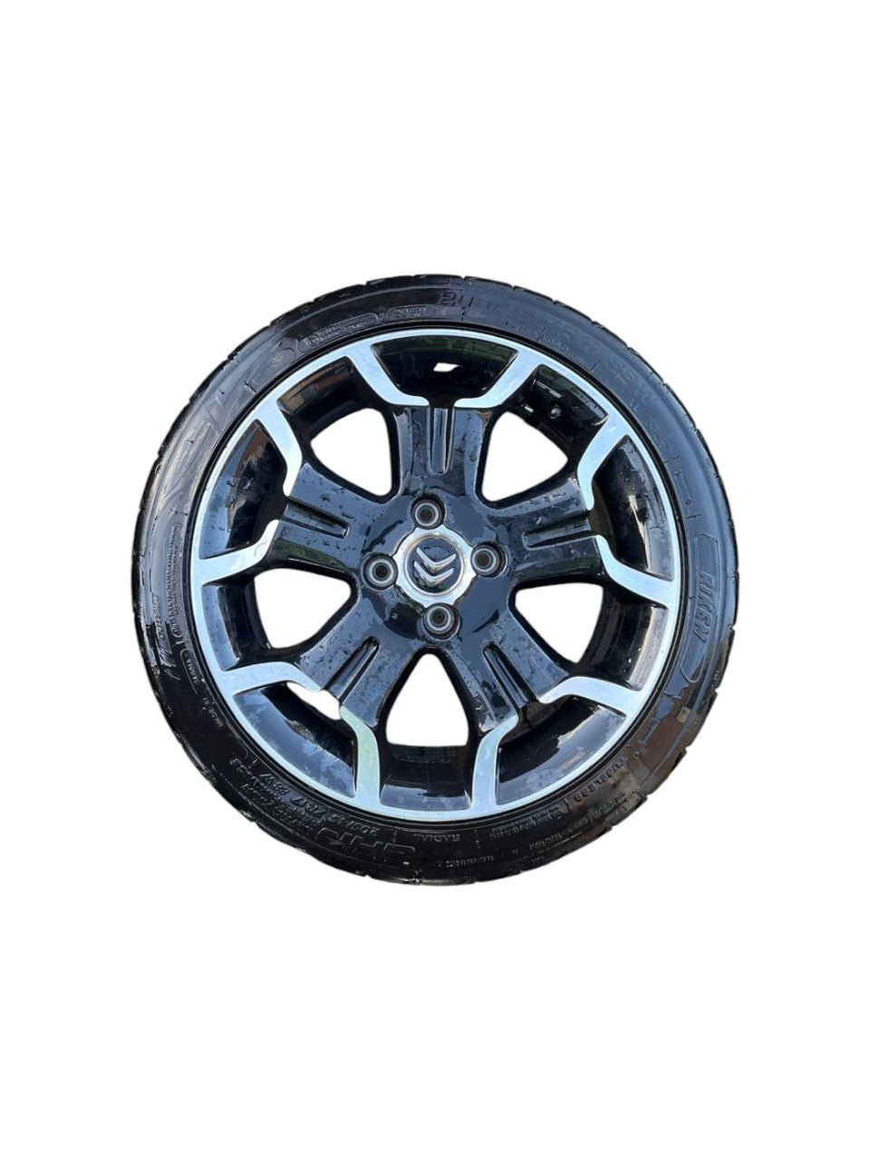 Cerchio in lega nero raggio 17 Citroen Ds3 (2010 - 2019) cod.9687754377 205/45/ZR17 - F&amp;P CRASH SRLS - Ricambi Usati