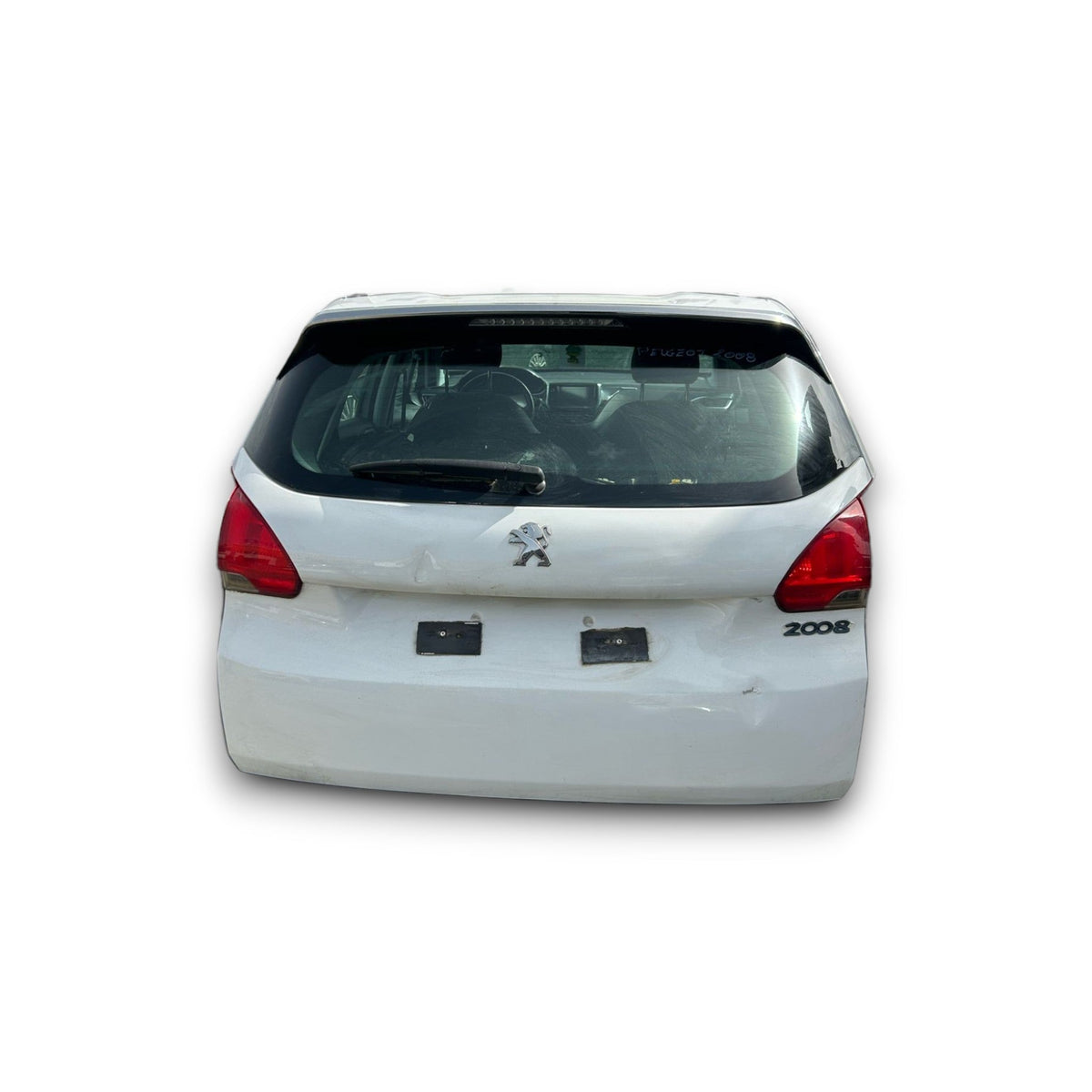 Cofano / portellone / bagagliaio Posteriore bianco Peugeot 2008 (2013 &gt; 2019) - F&amp;P CRASH SRLS - Ricambi Usati