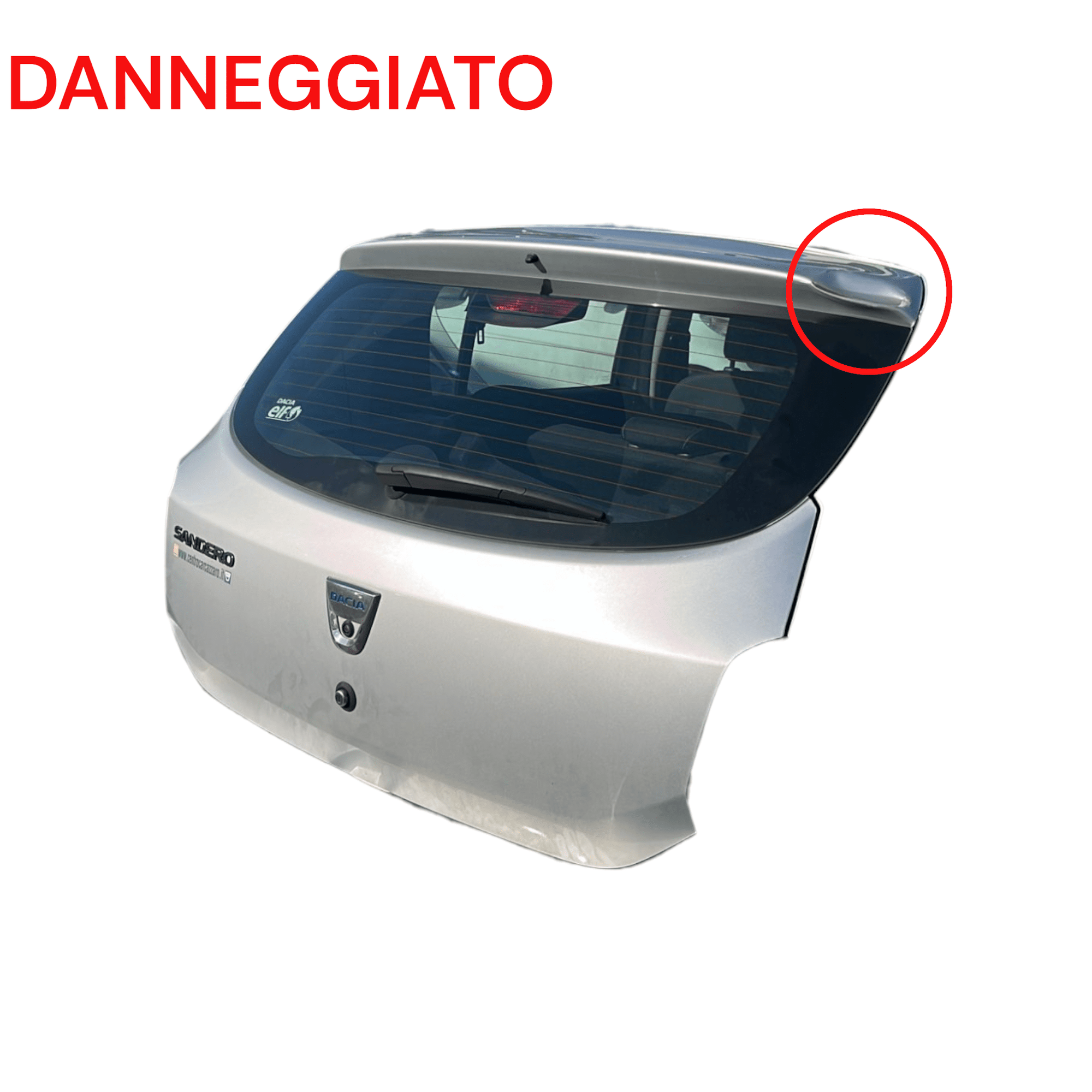 Cofano / Portellone / Bagagliaio posteriore Dacia Sandero (2012 - 2020) - F&P CRASH SRLS - Ricambi Usati