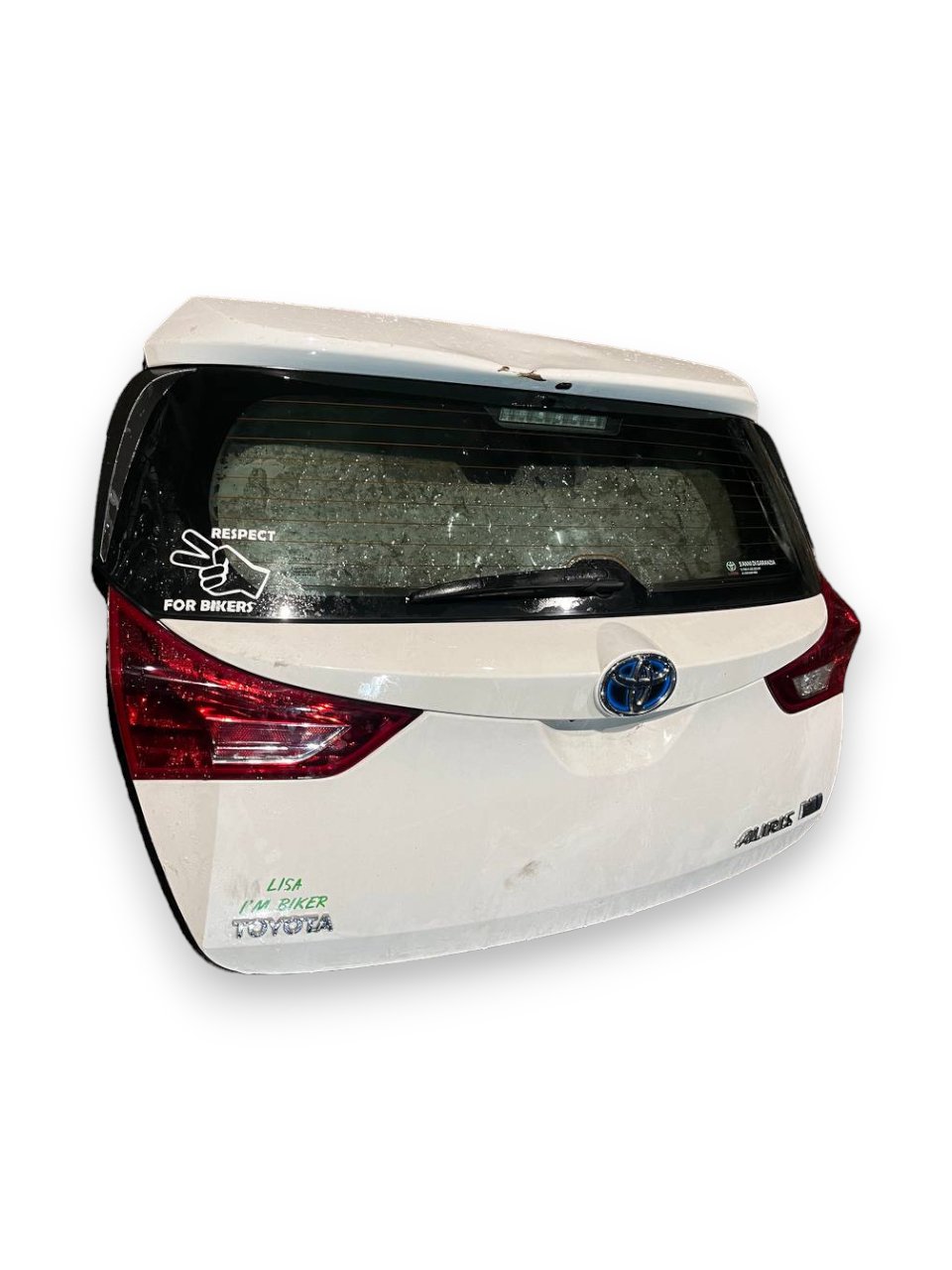 Cofano posteriore Bianco con Retrocamera Toyota Auris (2018) - F&P CRASH SRLS - Ricambi Usati