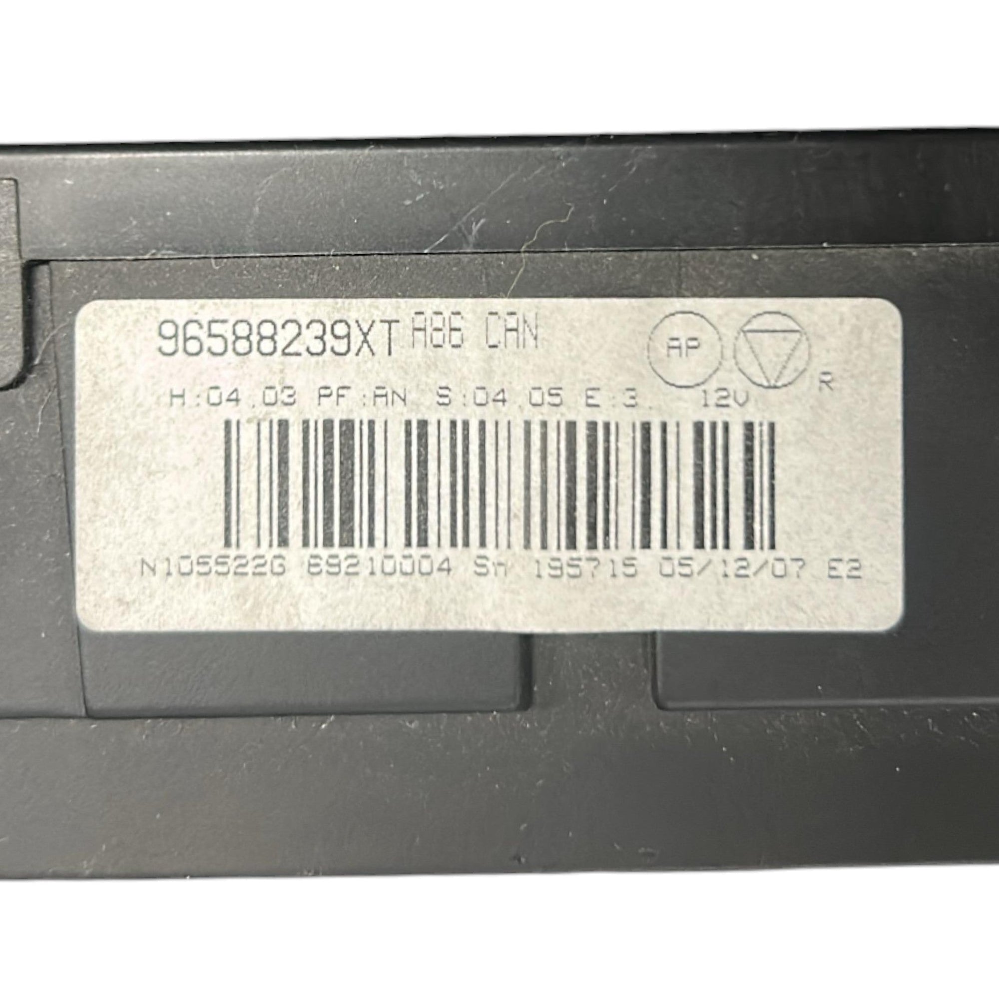 Comandi Clima Citroen C3 I cod.96588239XT (2002 > 2009) - F&P CRASH SRLS - Ricambi Usati