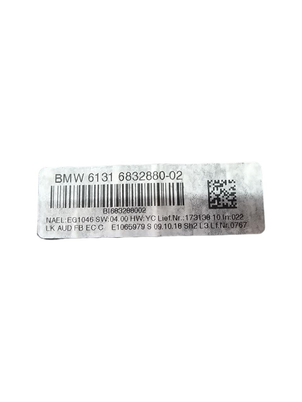 Comandi Clima + Pulsantiera radio Bmw Serie 1 F20 ( 2011 - 2019 ) Cod : 64119384046-02 / 61316832880-02 - F&P CRASH SRLS - Ricambi Usati