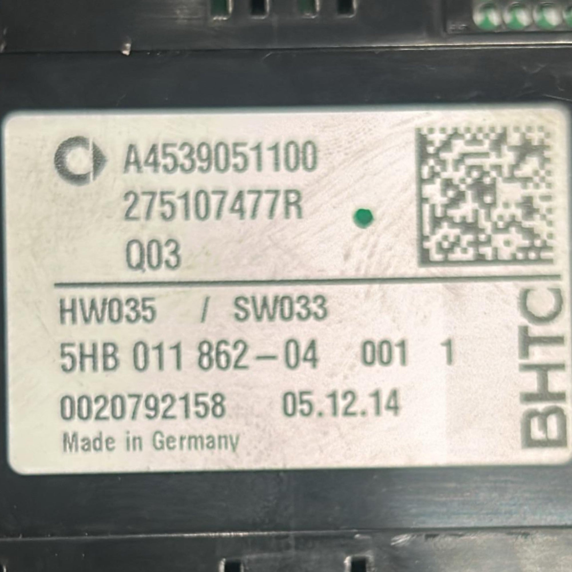 Comandi Clima Smart ForTwo (W453) cod.A4539051100 (2014 > 2024) - F&P CRASH SRLS - Ricambi Usati