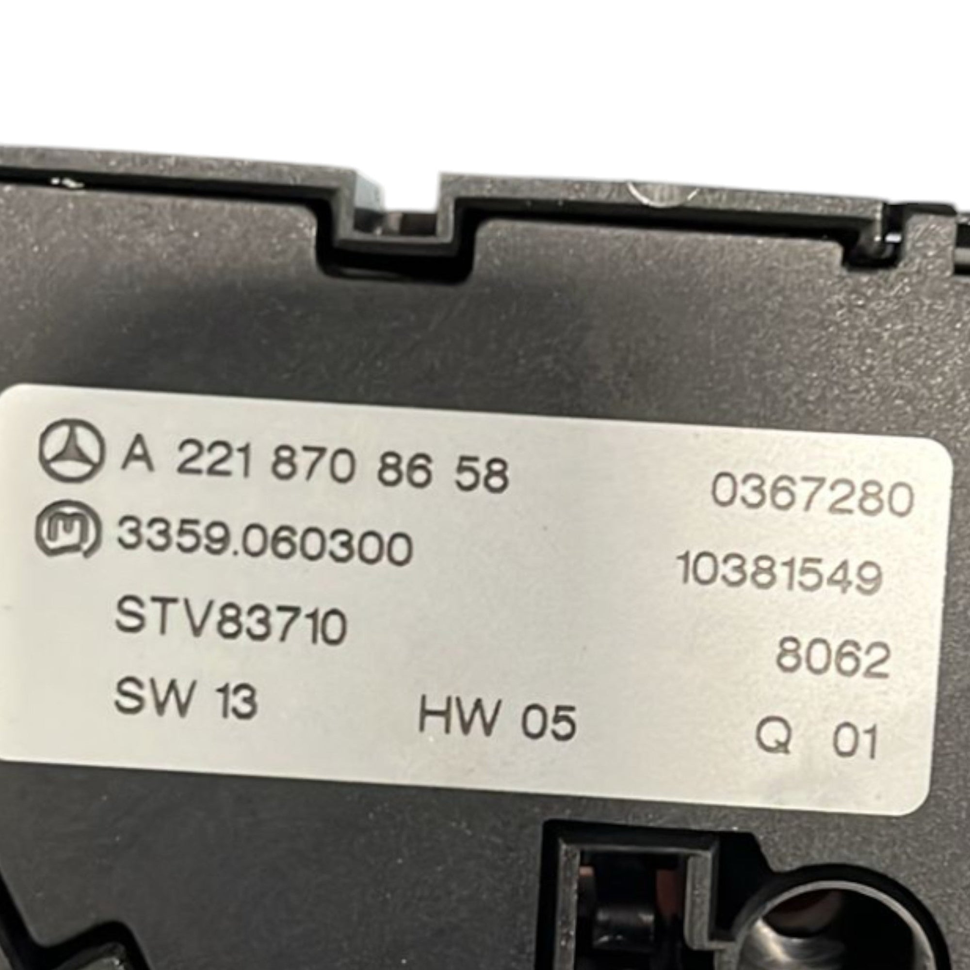 Comando Multifunzione Per Sedile Anteriore Sinistro Mercedes Benz Classe S cod:A2218708658 (2005 > 2013) - F&P CRASH SRLS - Ricambi Usati