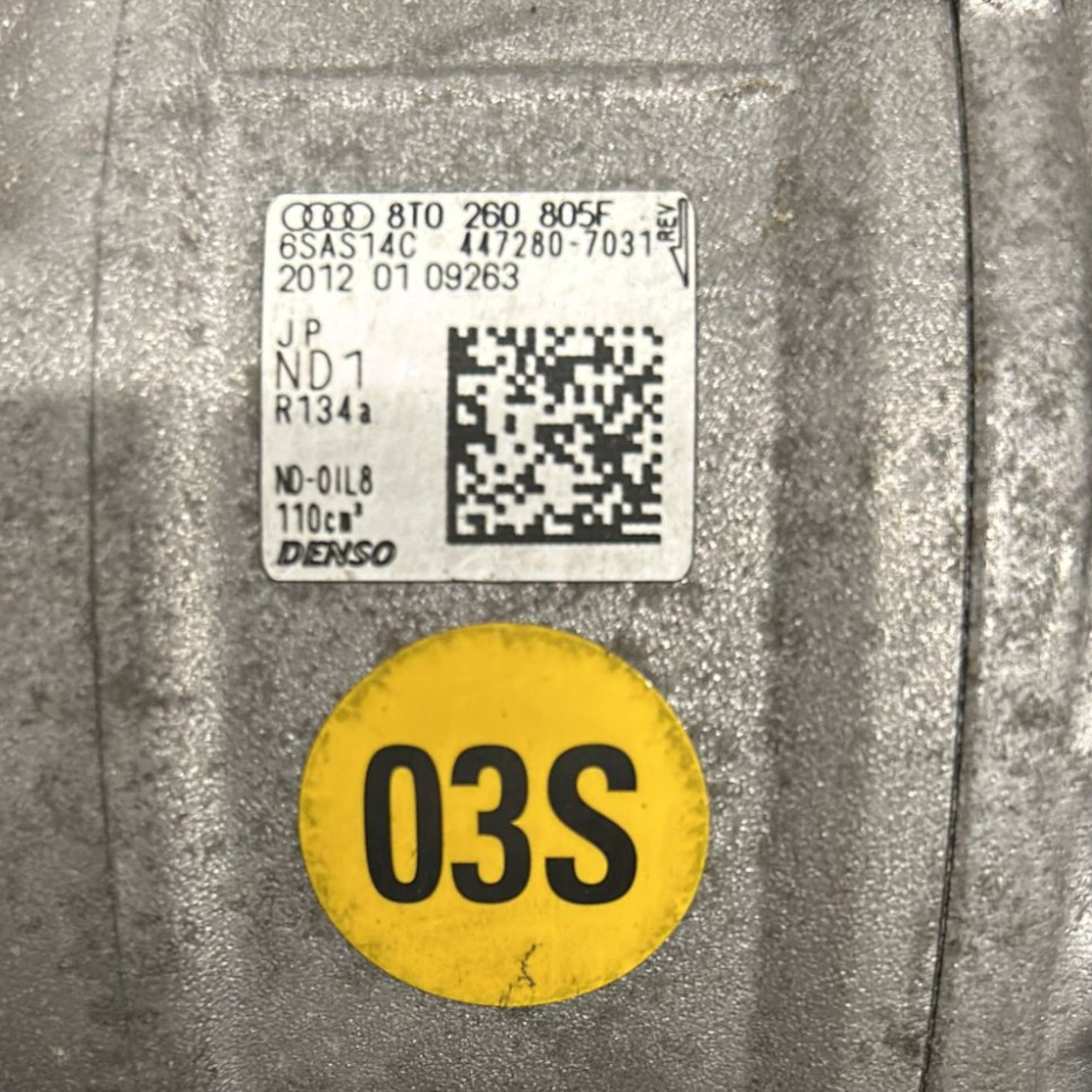 Compressore Aria Condizionata Audi A4 B8 2.0 Diesel (2007 > 2016) cod:8T0260805F - F&P CRASH SRLS - Ricambi Usati