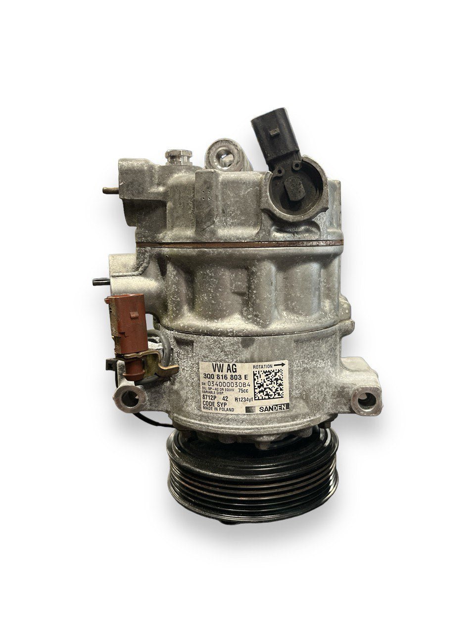 Compressore Aria Condizionata Skoda Kamiq 1.0 tsi (2018&gt;) cod: 3Q0816803E - F&amp;P CRASH SRLS - Ricambi Usati