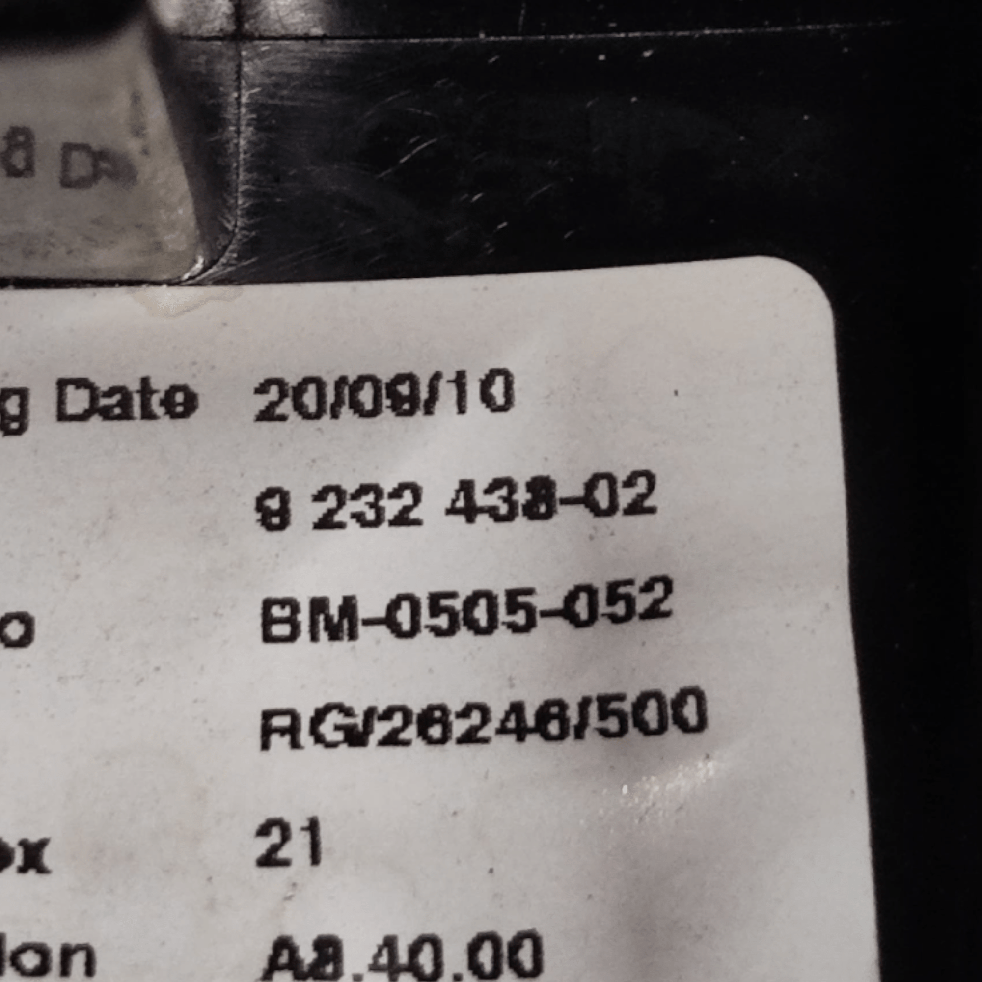Contagiri Mini Countryman 1.6 Diesel COD: 923243802 (2010 - 2016) - F&P CRASH SRLS - Ricambi Usati