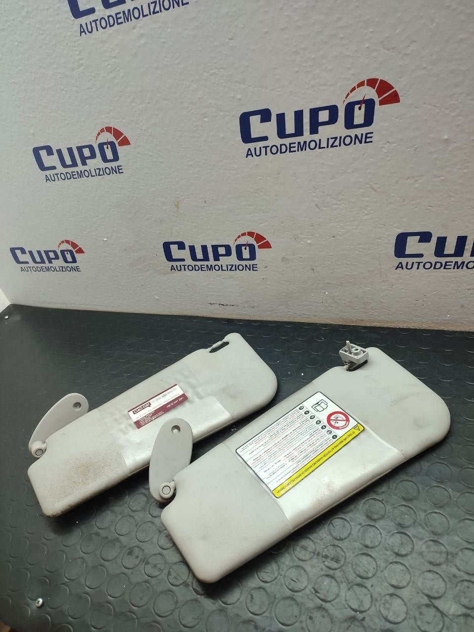 Coppia alette parasole Fiat Punto Evo - F&P CRASH SRLS - Ricambi Usati