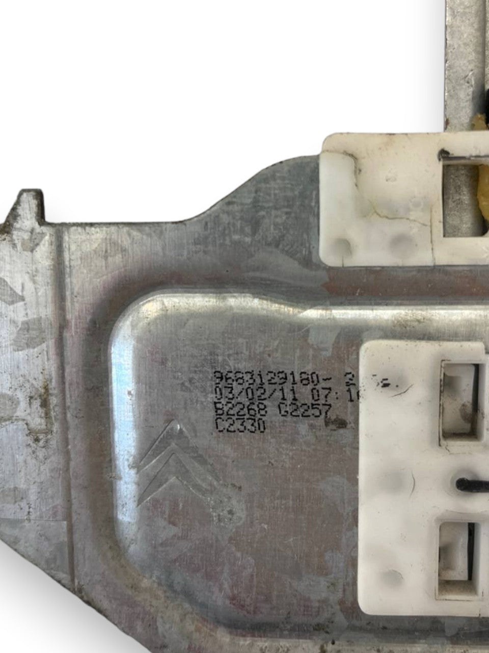 Cremagliera Alzacristallo / Alzavetri Elettrico posteriore destro (dx) Citroen C3 (2009 al 2016) cod: 9683129180 - F&P CRASH SRLS - Ricambi Usati