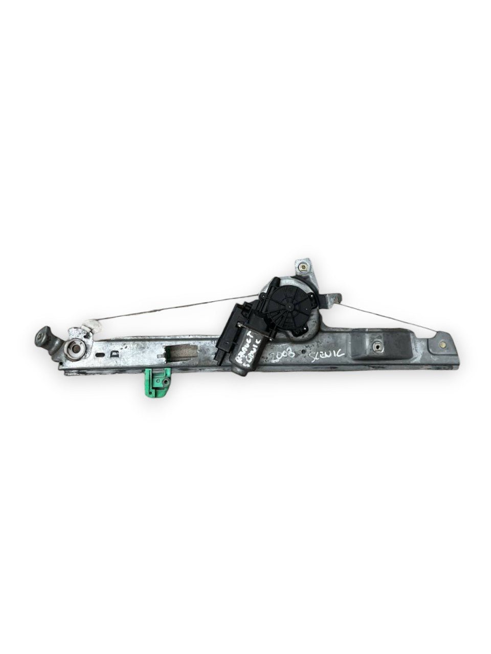 Cremagliera Alzacristallo / Alzavetro Elettrico anteriore destra (dx) Renault Scenic III (2003 al 2009) cod: 117358B - F&amp;P CRASH SRLS - Ricambi Usati