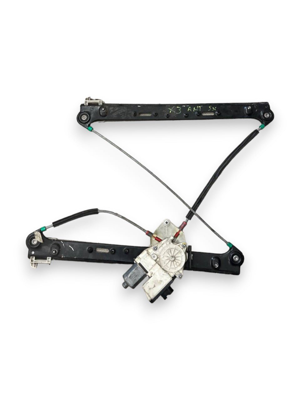 Cremagliera Alzacristallo / Alzavetro Elettrico anteriore sinistra (sx) Bmw X3 E83 (2004 al 2010) cod: E840311302 - F&amp;P CRASH SRLS - Ricambi Usati