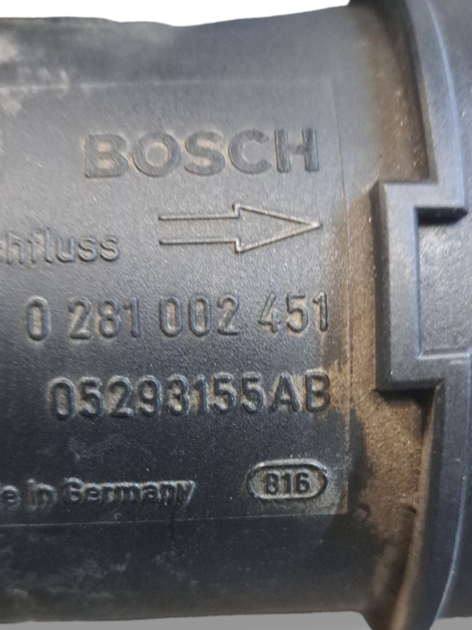 Debimetro / Flussometro Chrysler Voyager 2.5 Diesel (2000 - 2007) COD:0281002451 - F&P CRASH SRLS - Ricambi Usati