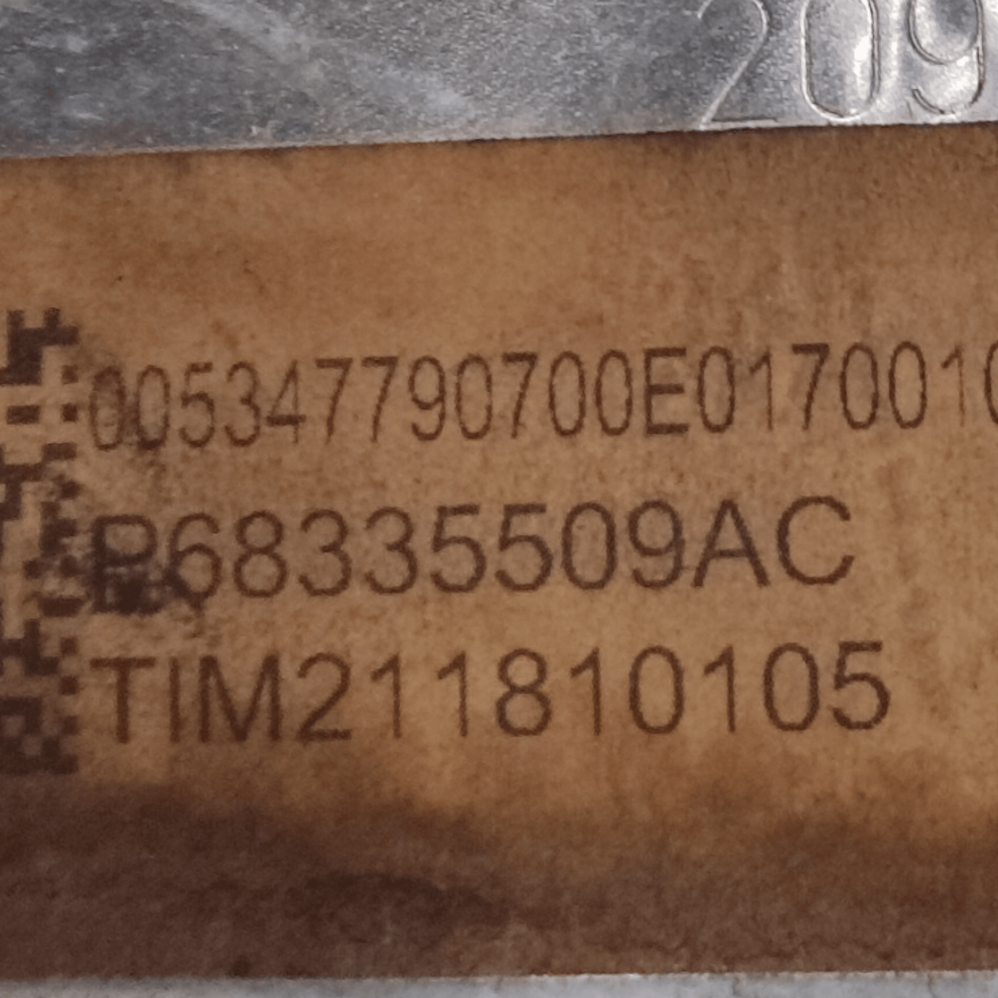 FAP / Filtro Antiparticolato Jeep Cherokee 2.2 Diesel KL COD: 68335509 (2013 - 2023) - F&P CRASH SRLS - Ricambi Usati