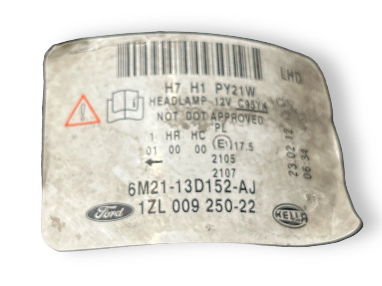 Faro / fanale anteriore destro alogeno Ford S - max (2006 - 2015) cod.6M21 - 13D152 - AJ - F&P CRASH SRLS - Ricambi Usati