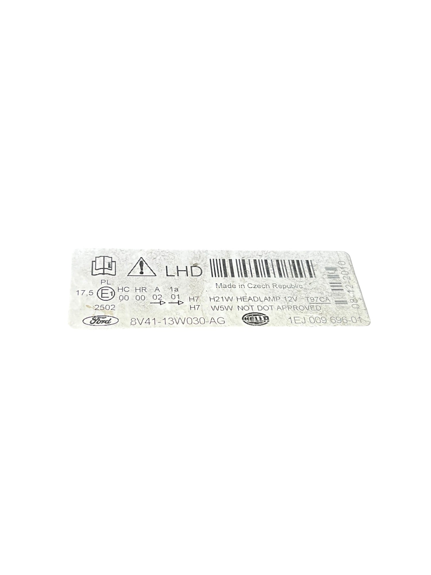Faro / Fanale Anteriore sinistro alogeno Ford Kuga (2008 - 2012) cod.8V41 - 13W030 - AG - F&P CRASH SRLS - Ricambi Usati
