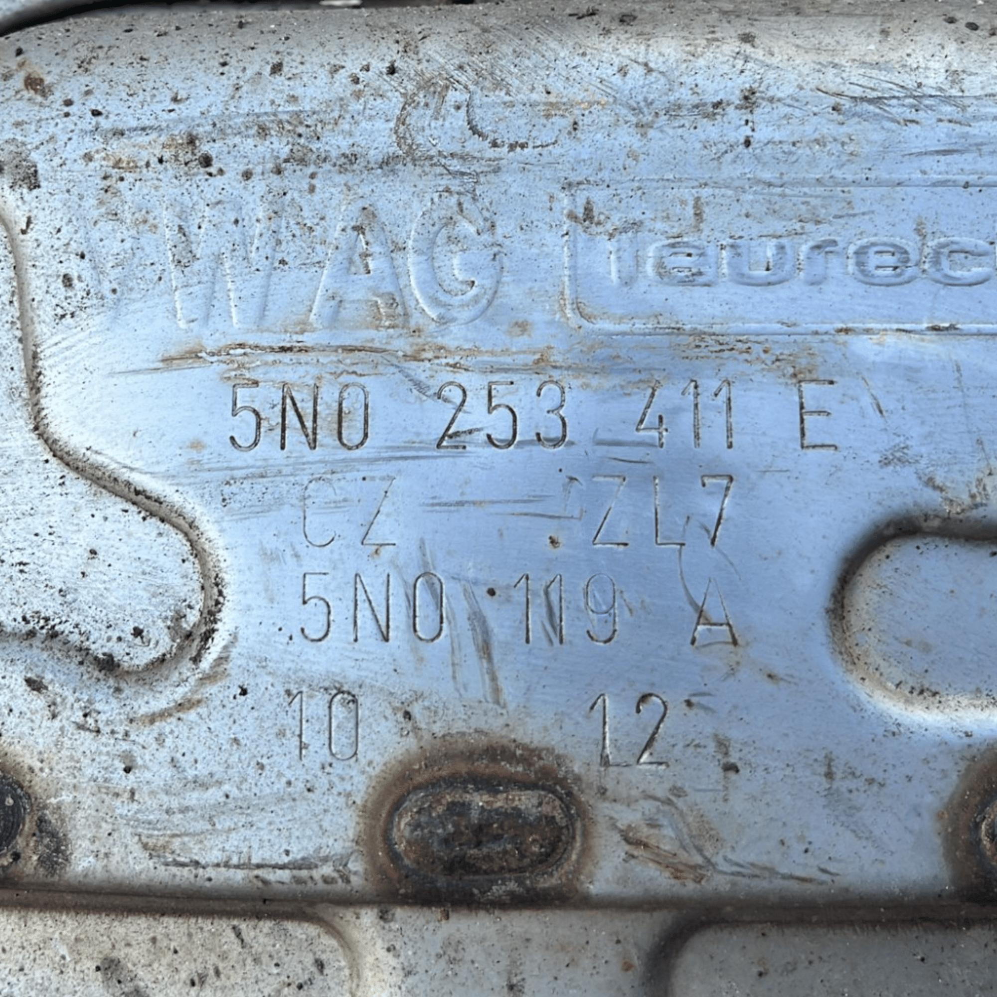 Marmitta / terminale di scarico Audi Q3 8U / Tiguan 5N 2.0 diesel cod.5N0253411E(2011 - 2018) - F&P CRASH SRLS - Ricambi Usati