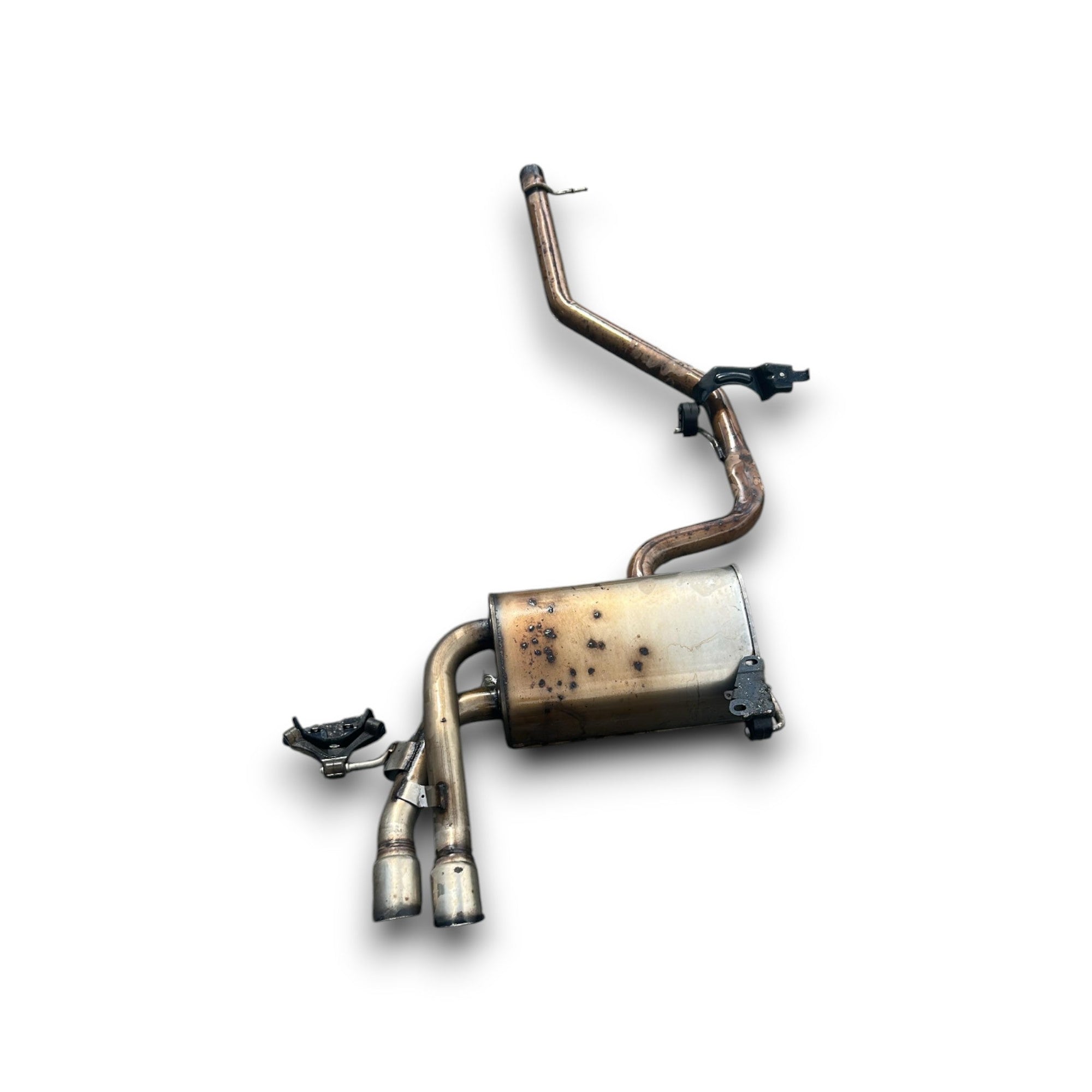 Marmitte / Terminali Di Scarico Volkswagen Tiguan (5N) cod.5N0253611C 2.0 Diesel (2007 > 2016) Linea Di Scarico - F&P CRASH SRLS - Ricambi Usati