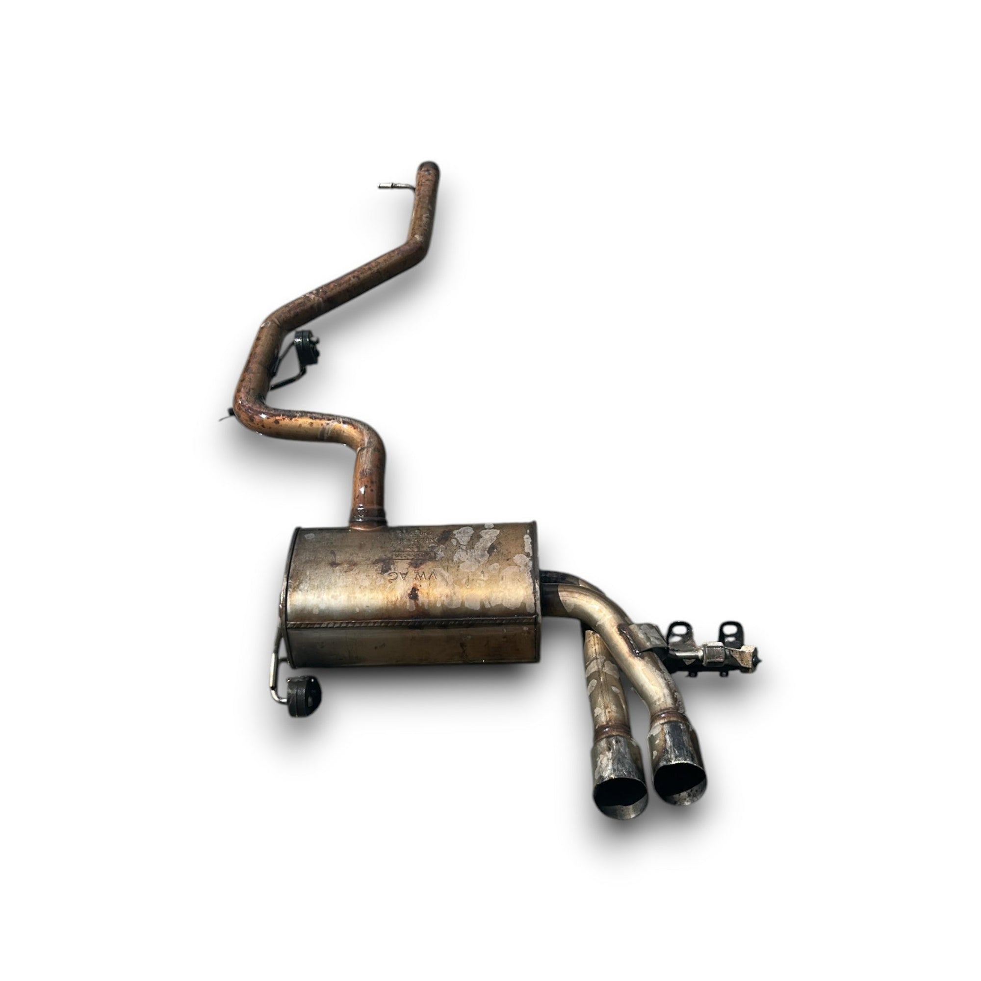 Marmitte / Terminali Di Scarico Volkswagen Tiguan (5N) cod.5N0253611C 2.0 Diesel (2007 > 2016) Linea Di Scarico - F&P CRASH SRLS - Ricambi Usati