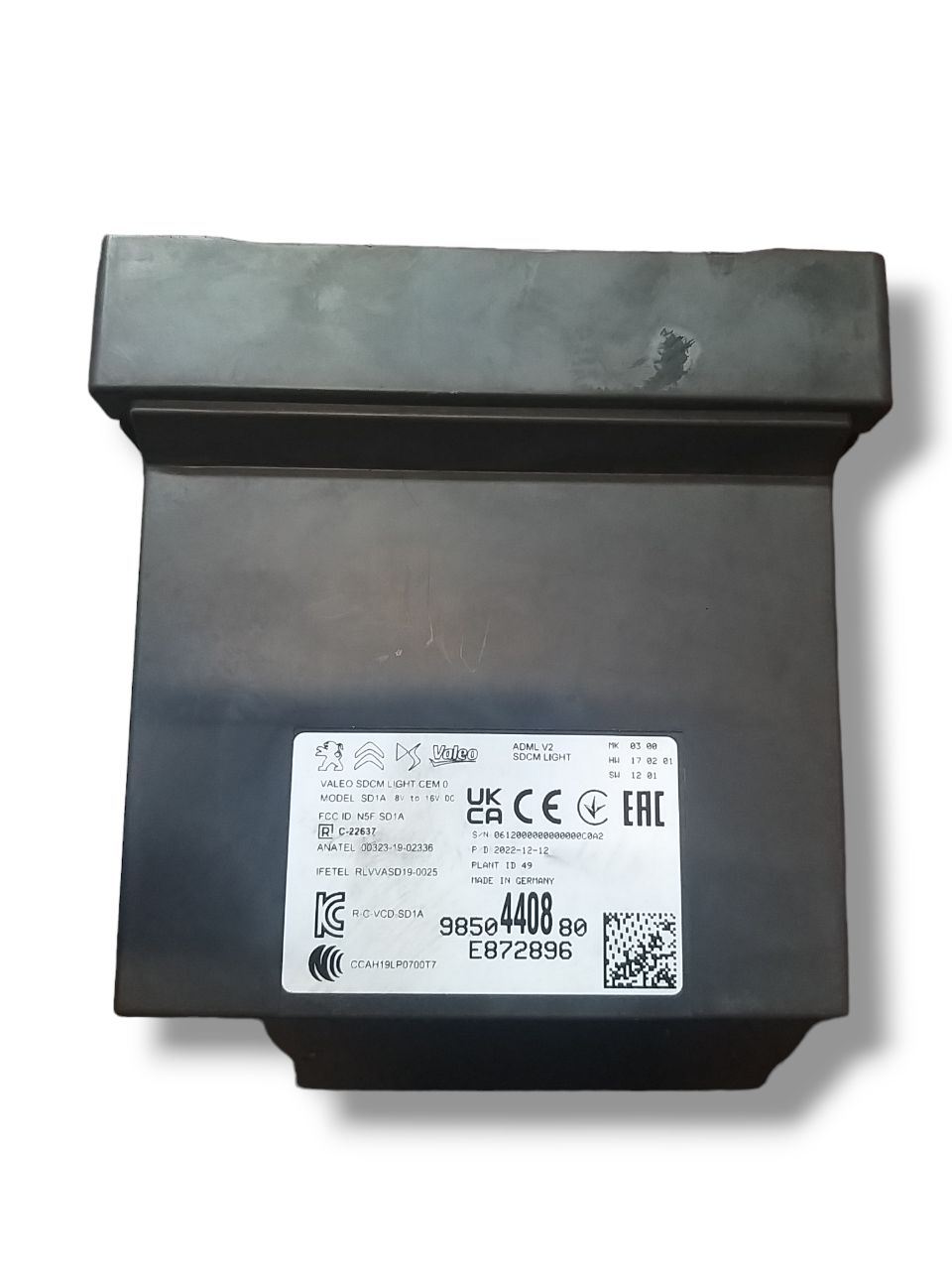 Modulo Elettronico Controllo Luci Peugeot 308 ( 2020 > ) Cod : 9850440880 - F&P CRASH SRLS - Ricambi Usati