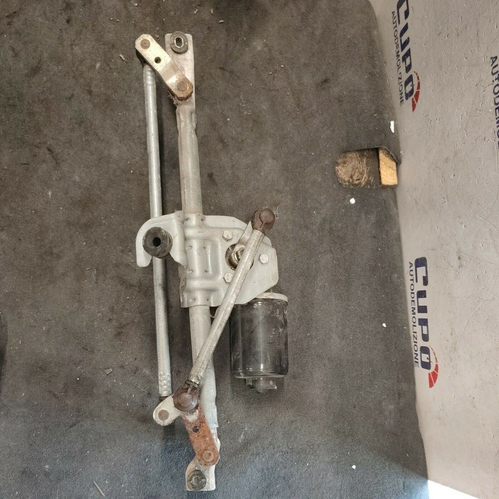 Motore Tergicristallo Completo Con Tandem Ant. 09225616 Opel Combo1.7Tdci 2004 - F&P CRASH SRLS - Ricambi Usati
