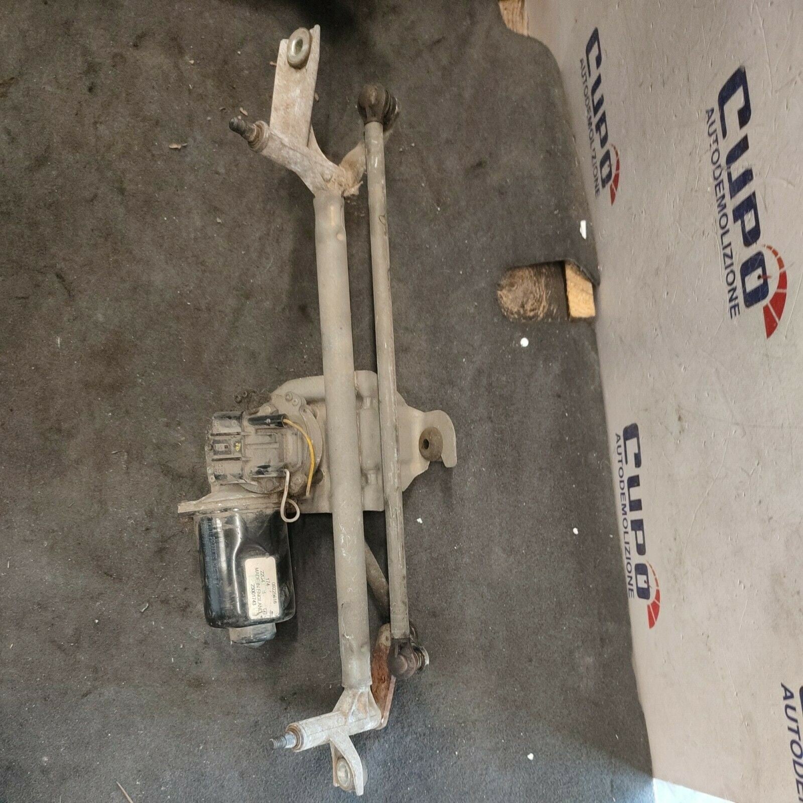Motore Tergicristallo Completo Con Tandem Ant. 09225616 Opel Combo1.7Tdci 2004 - F&P CRASH SRLS - Ricambi Usati