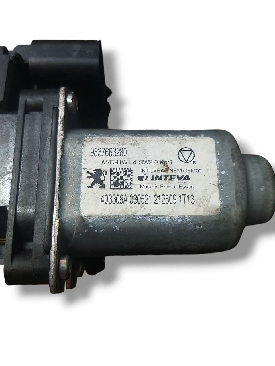Motorino alzavetro Anteriore Destro (dx) Peugeot 508 ( 2021 ) COD:9837663280 - F&P CRASH SRLS - Ricambi Usati