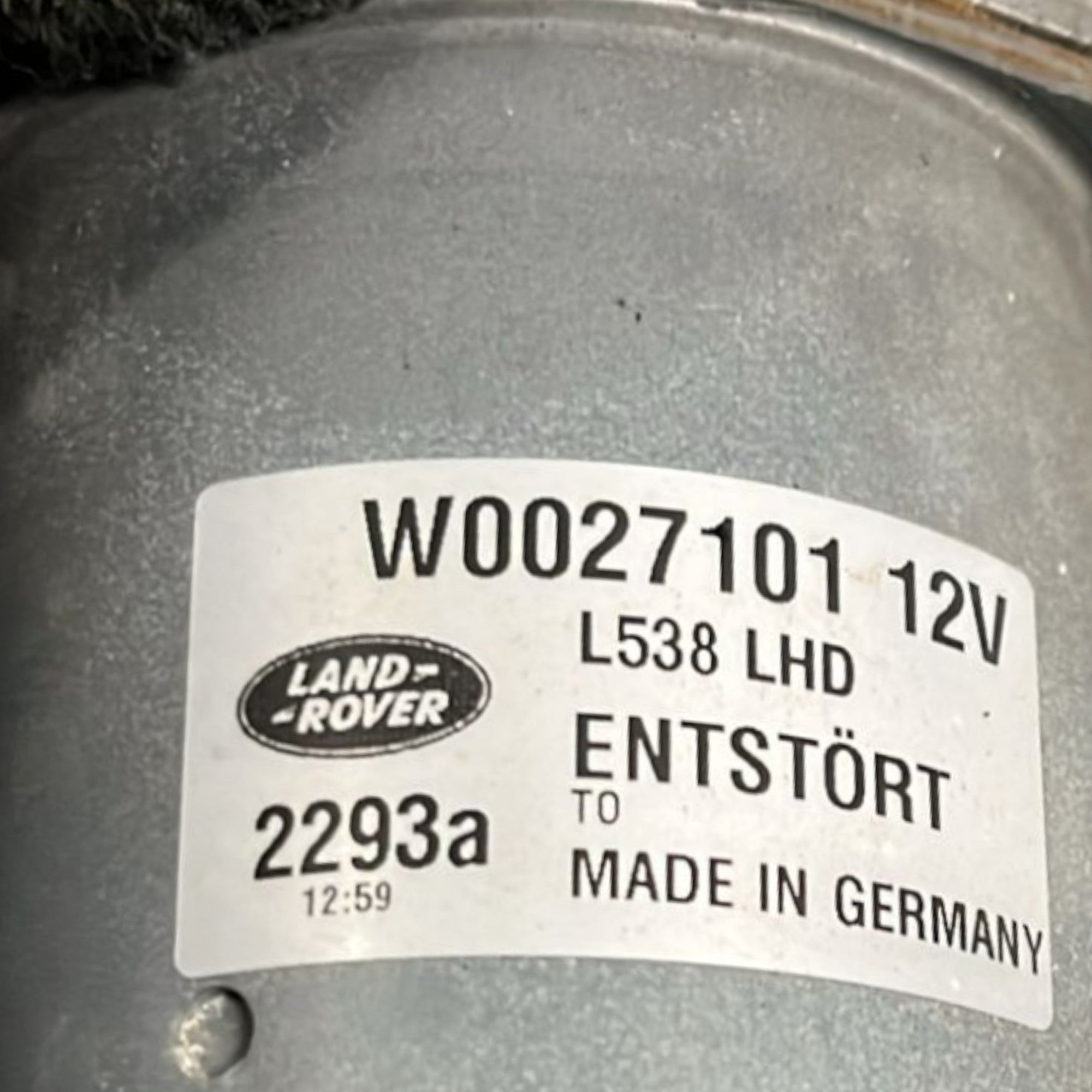 Motorino Tergicristalli Anteriore Range Rover Evoque I cod:W0027101 (2011 > 2018) - F&P CRASH SRLS - Ricambi Usati