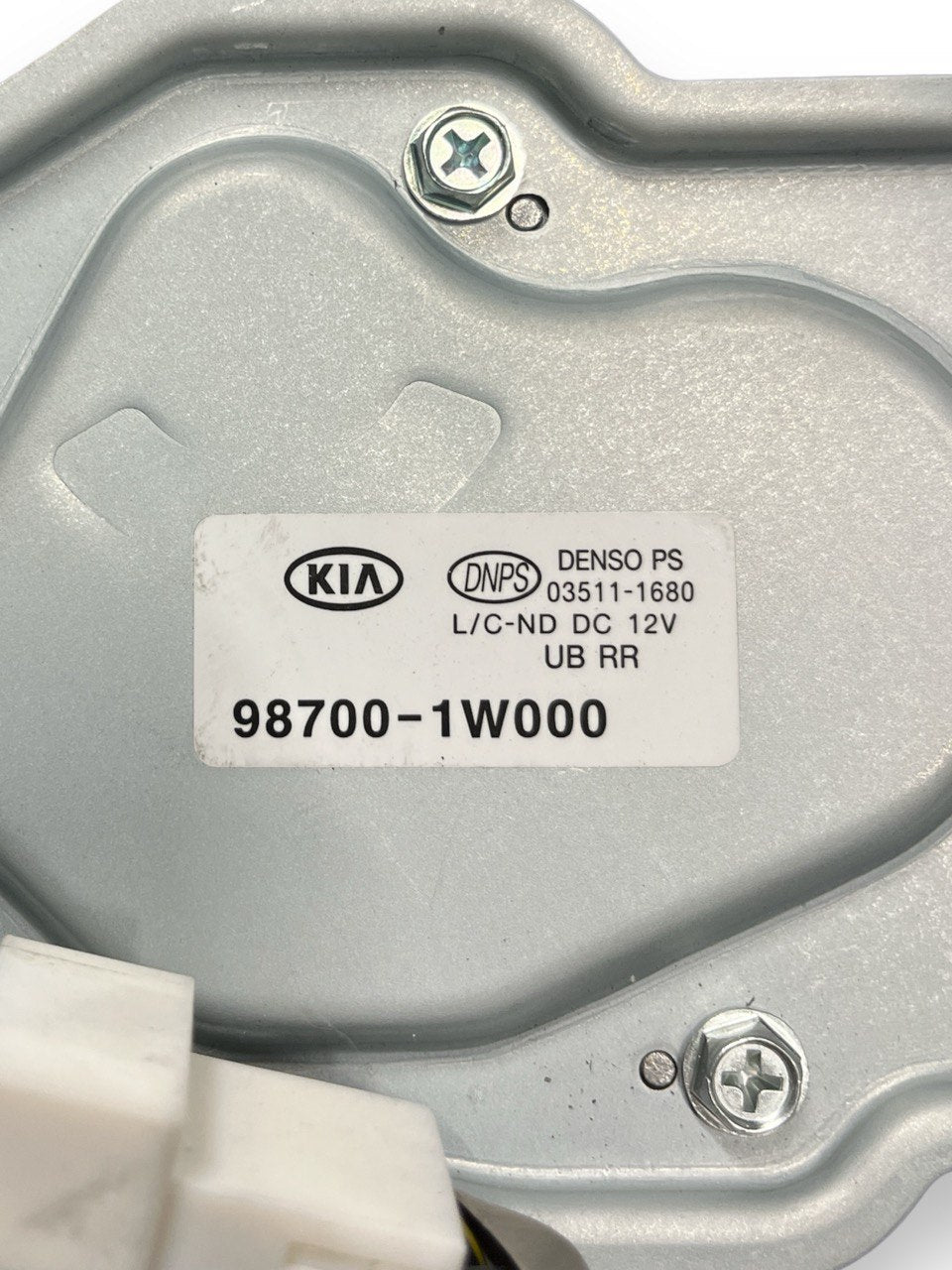 Motorino Tergicristalli posteriore Kia Rio III (2011 al 2017) cod: 98700 - 1W00 - F&P CRASH SRLS - Ricambi Usati