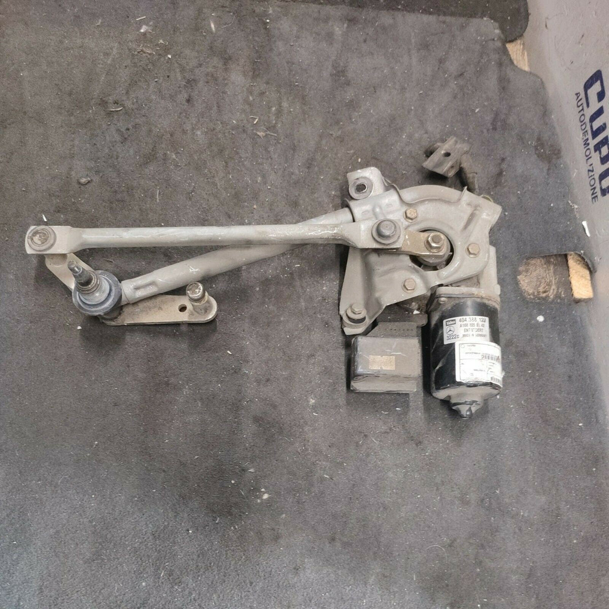 Motorino Tergicristallo Tandem Anteriore Mercedes Classe A W168 1997-2004 404388 - F&amp;P CRASH SRLS - Ricambi Usati